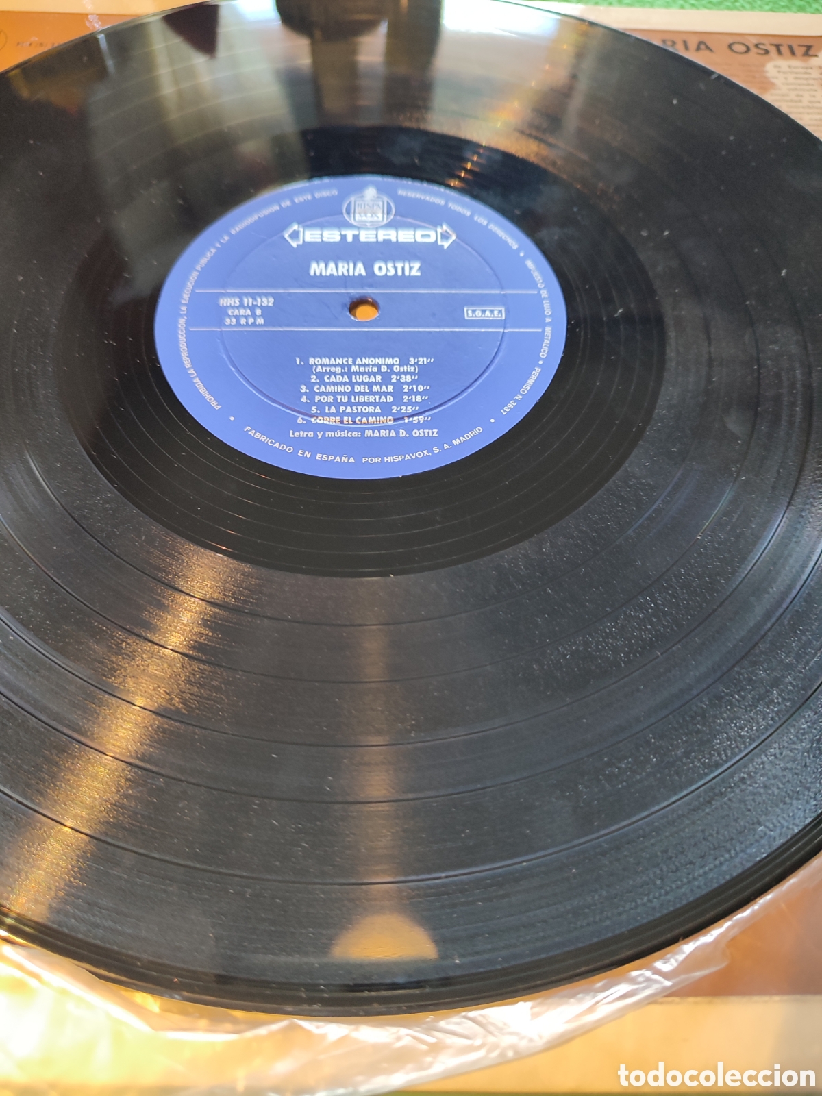 Discos de vinilo: Mar&iacute;a Ostiz - No sab&eacute;s c&oacute;mo sufr&iacute; - Foto 3
