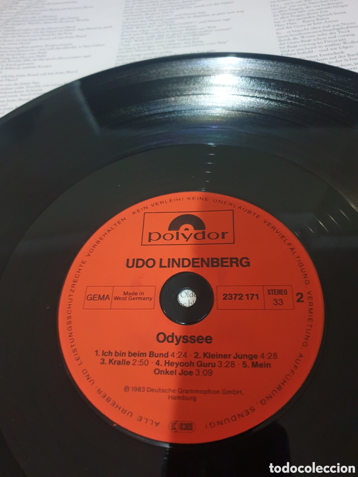 Discos de vinilo: Udo Lindenberg - odyssee - Foto 4
