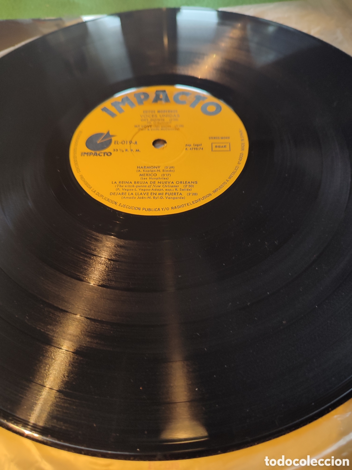 Discos de vinilo: Voces Unidas - &Eacute;xitos modernos - Foto 3