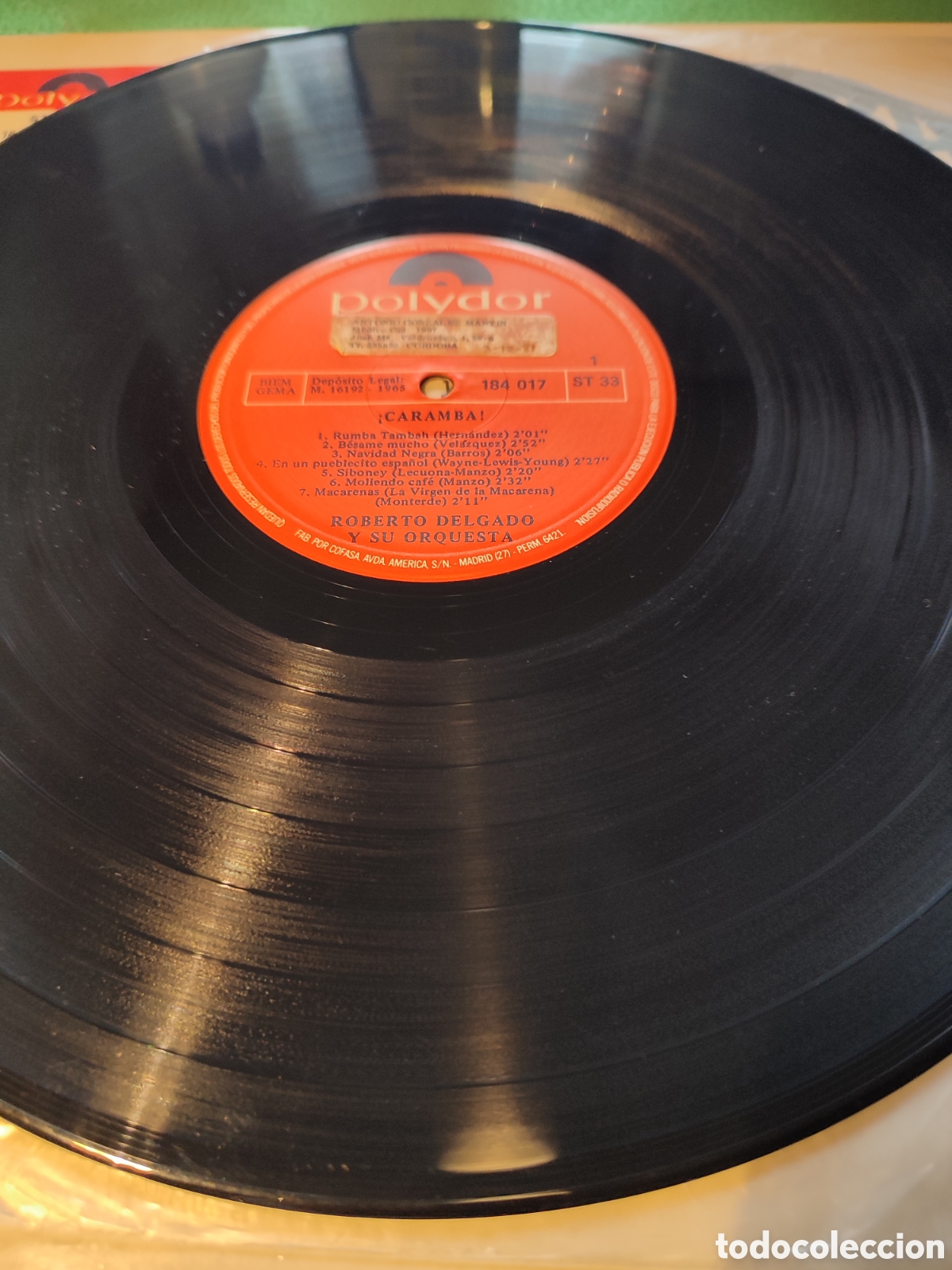 Discos de vinilo: Roberto Delgado y su orquesta - Caramba - Foto 3