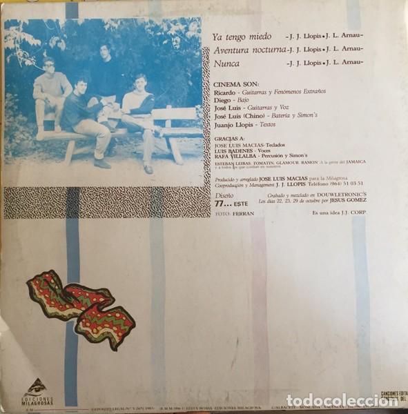 Discos de vinilo: Cinema &ndash; Ya Tengo Miedo - Foto 2