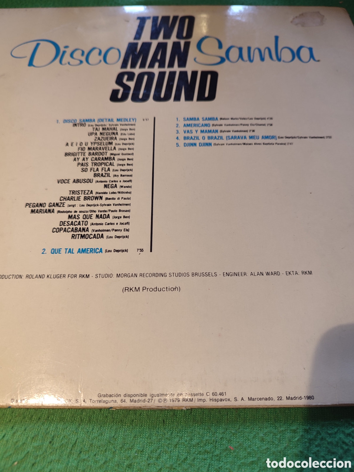 Discos de vinilo: Two Man Sound - Disco Samba - Foto 2