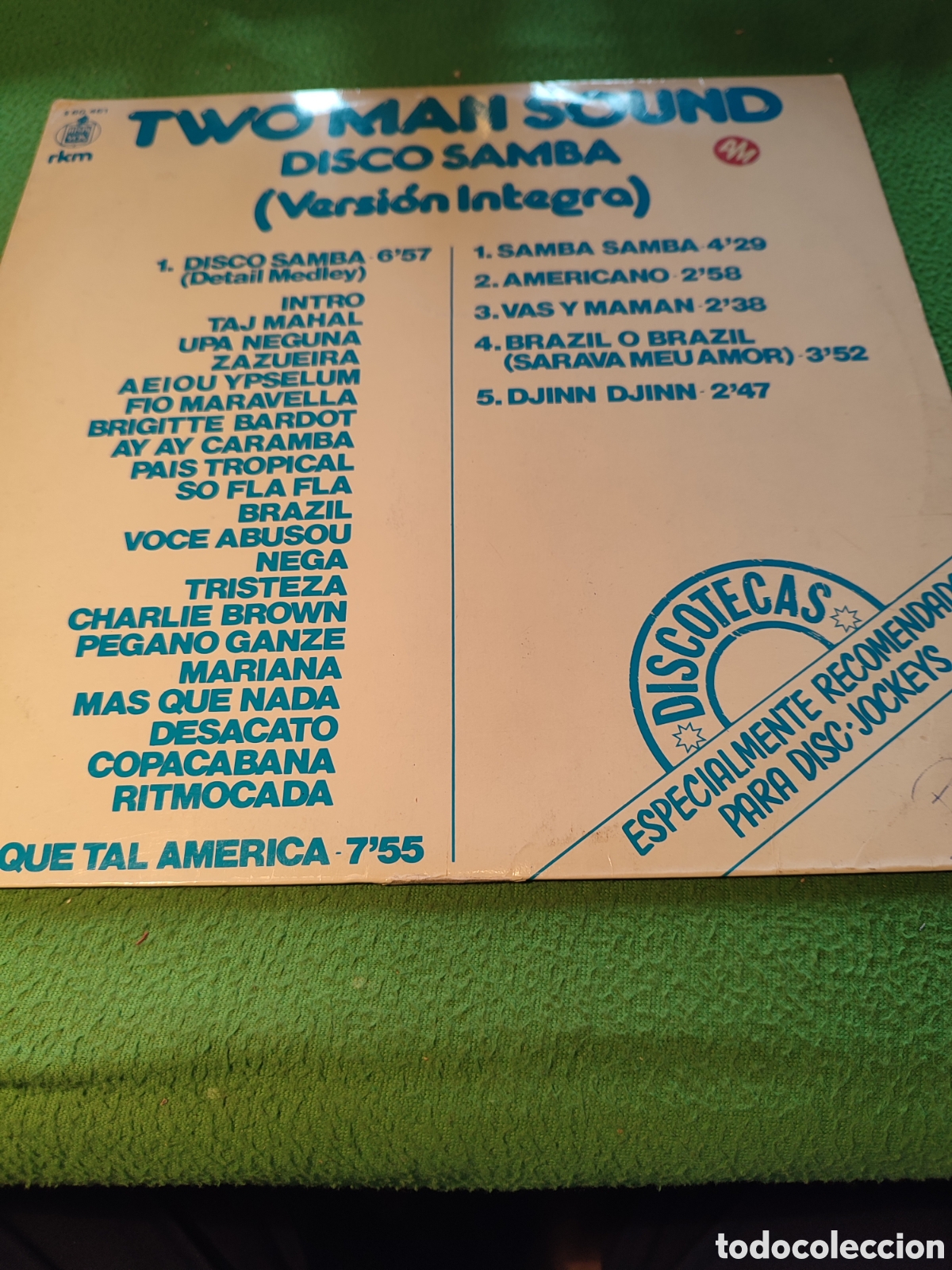 Discos de vinilo: Two Man Sound - Disco Samba - Foto 1