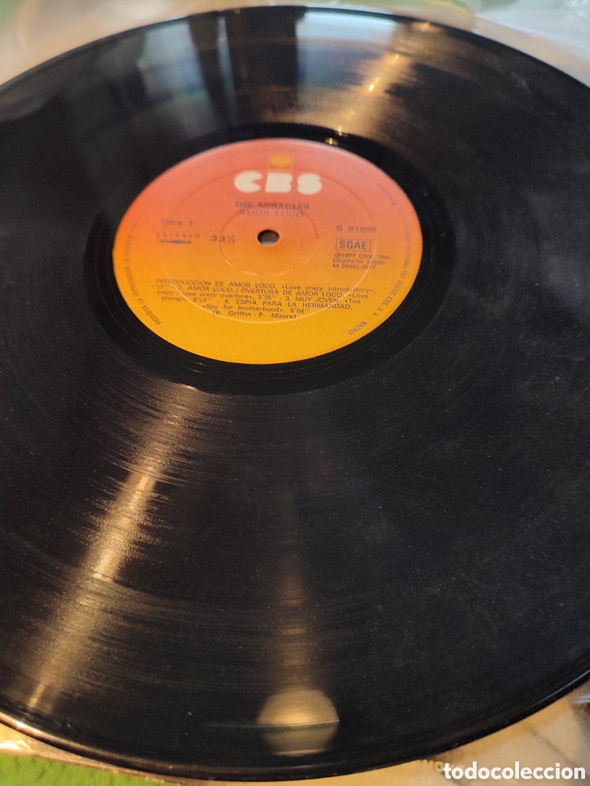 Discos de vinilo: The Miracles - Amor loco - Foto 3