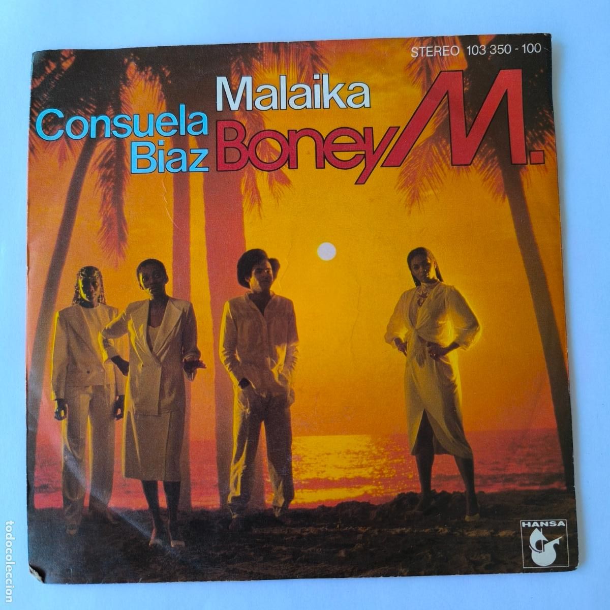 Discos de vinilo: BONEY M. - MALAIKA / CONSUELA BIAZ - SINGLE - 1981 - Foto 1