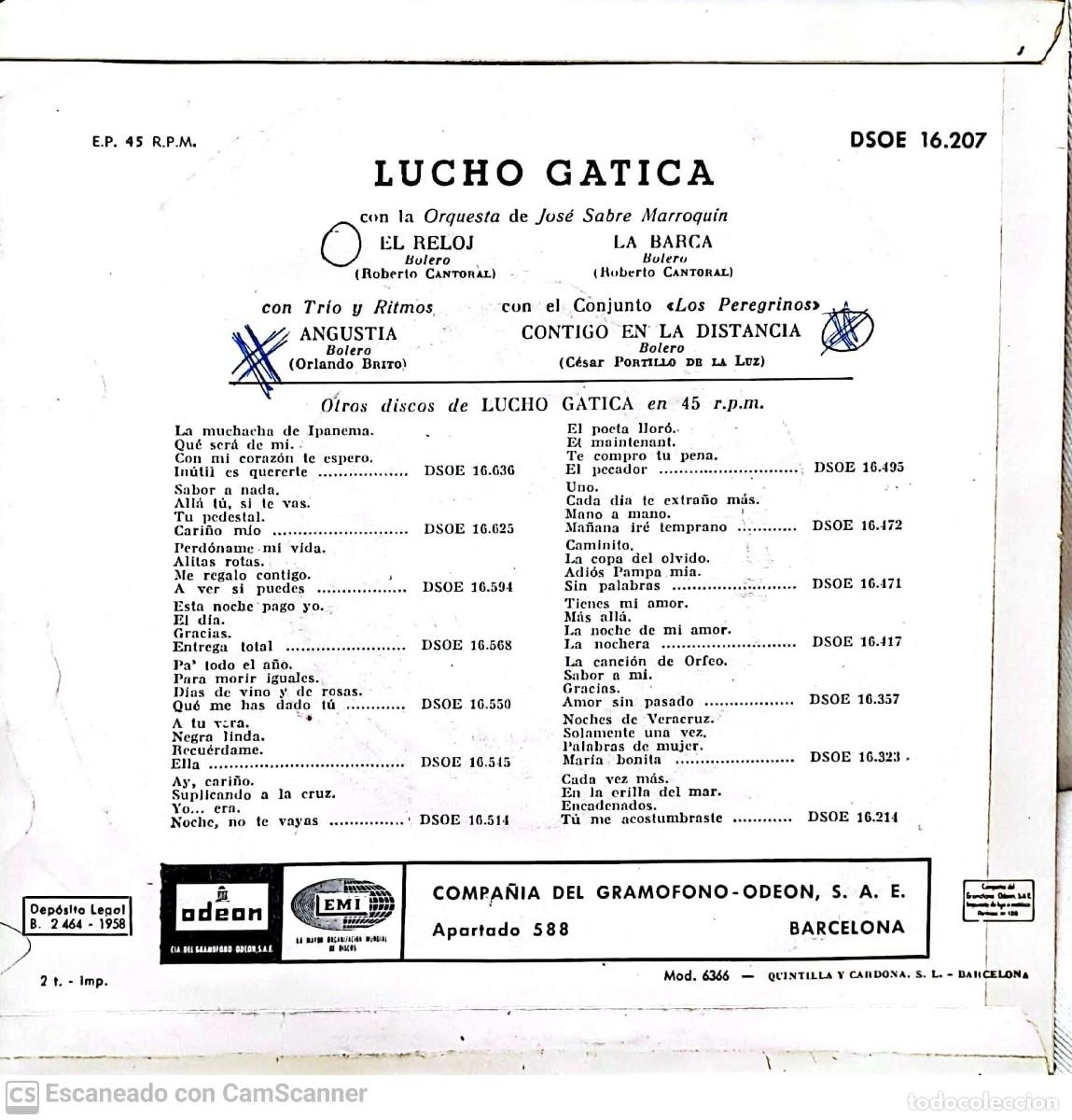 Discos de vinilo: Lucho Gatica &lrm;&ndash; Lucho Gatica - Foto 2