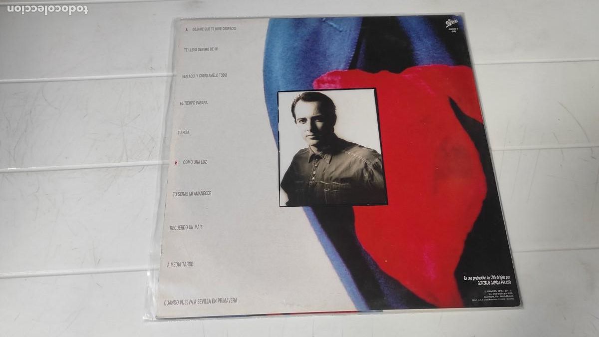 Discos de vinilo: LP JOSE MANUEL SOTO - COMO UNA LUZ - Foto 2