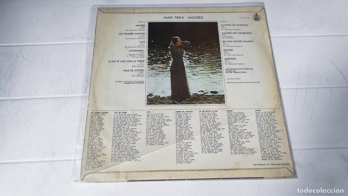 Discos de vinilo: LP MARI TRINI - AMORES - Foto 2