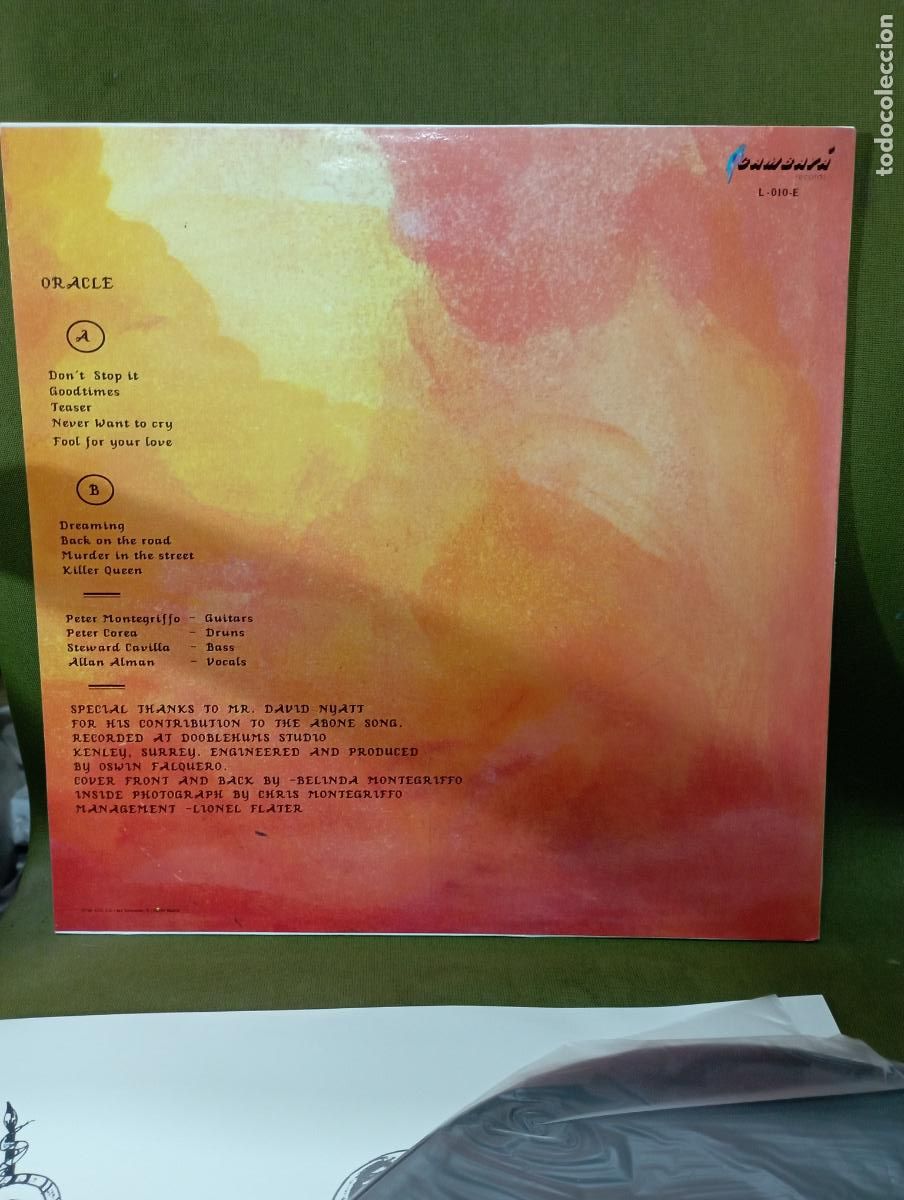 Discos de vinilo: ORACLE cambaya 1989 lp - Foto 3