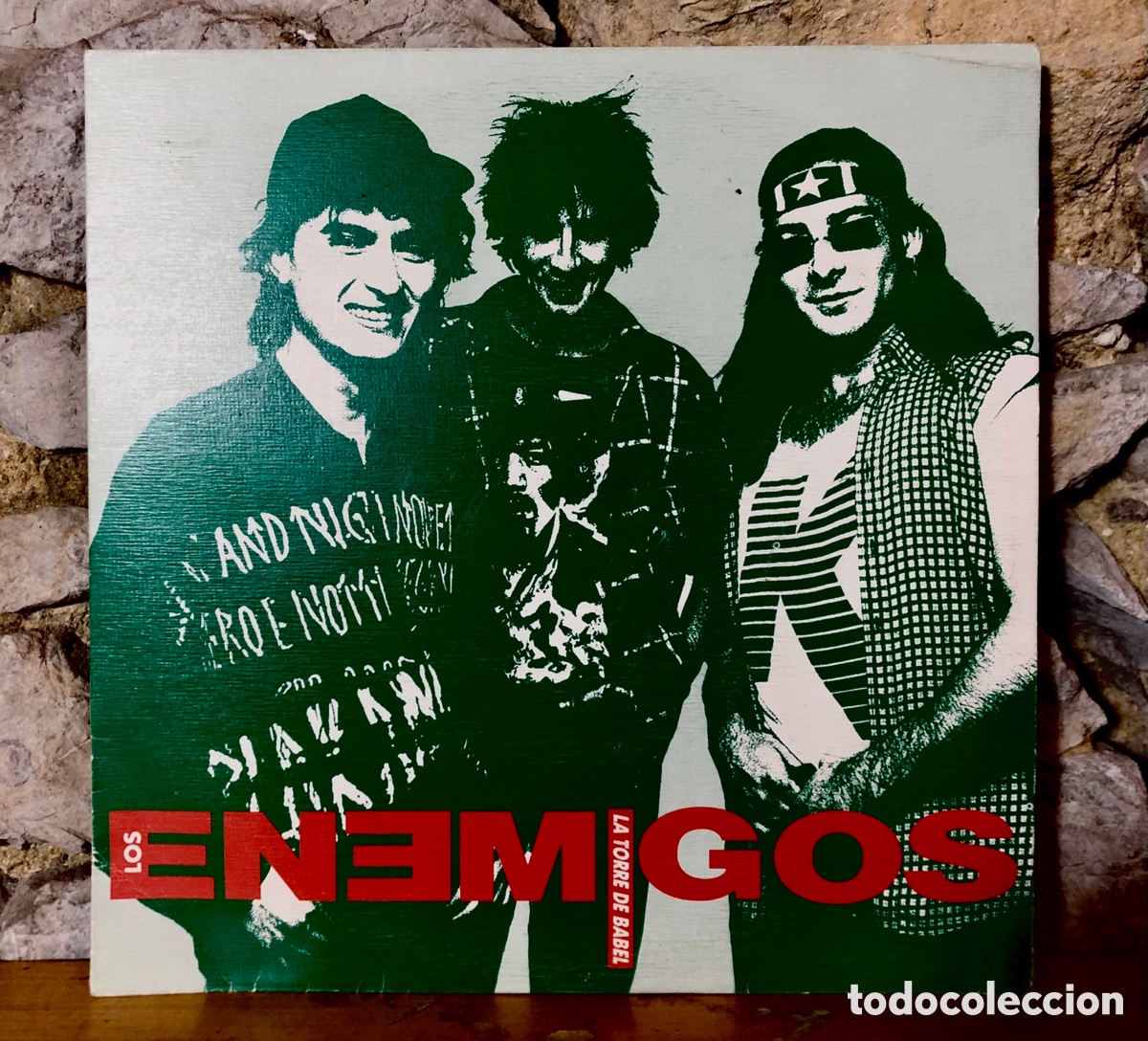 Discos de vinilo: &bull;&yen;&bull; SINGLE &ldquo;LOS ENEMIGOS&rdquo; (&Uacute;NICO) &bull;&yen;&bull; - Foto 1