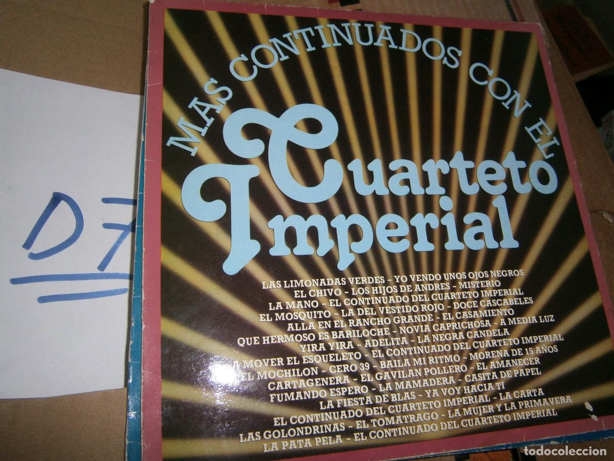 Discos de vinilo: ANTIGUO DISCO LP - CUARTETO IMPERIAL - Foto 1