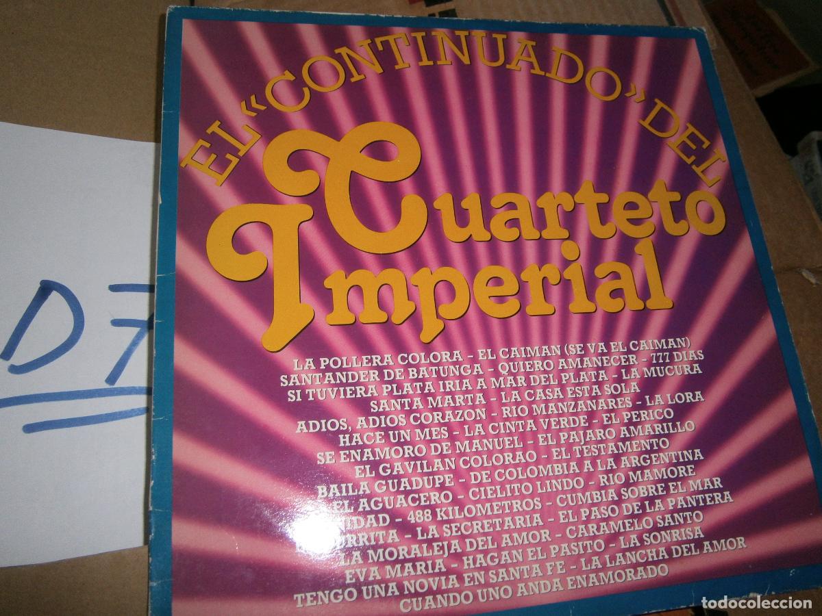 Discos de vinilo: ANTIGUO DISCO LP - CUARTETO IMPERIAL - Foto 1