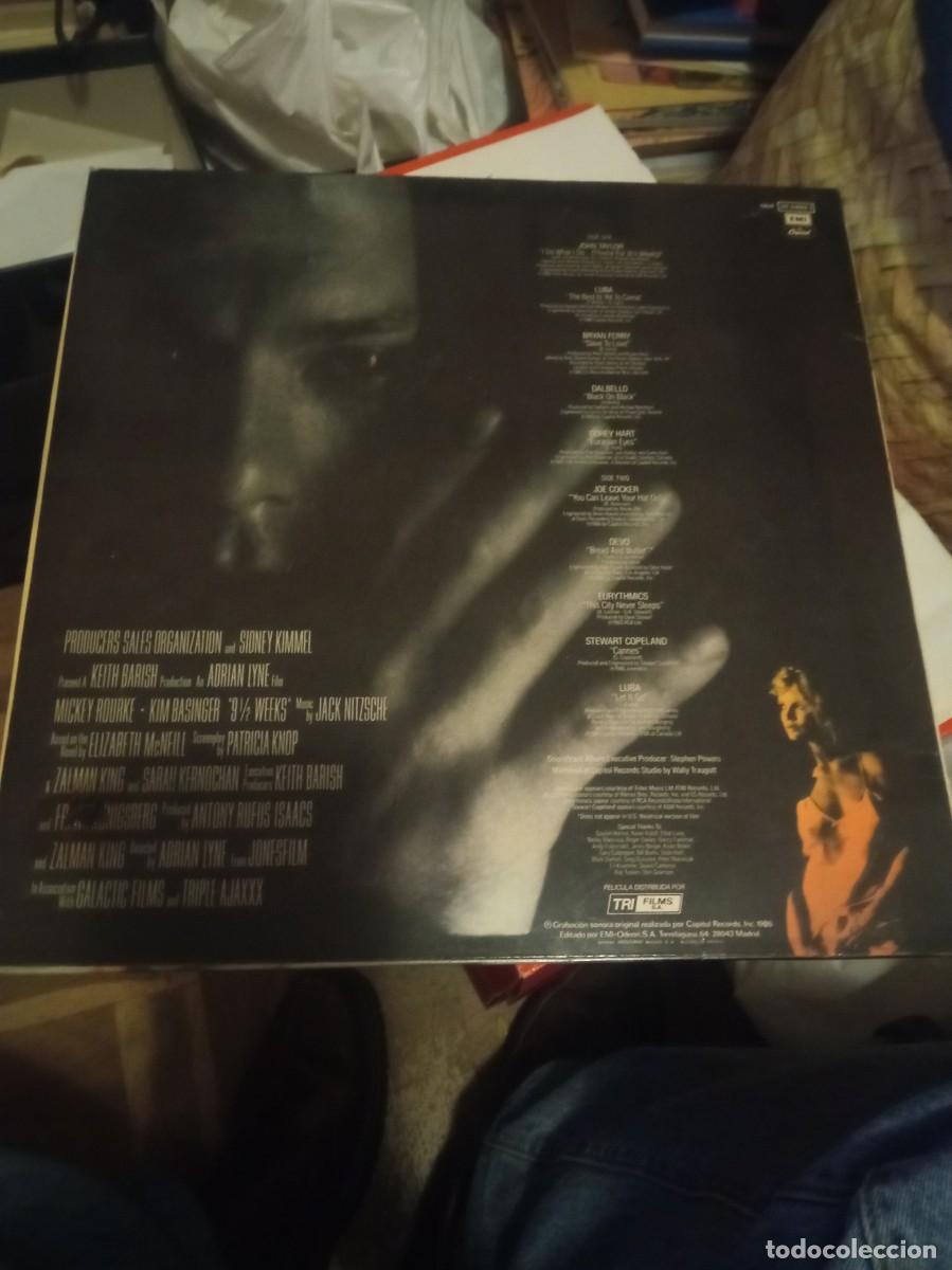 Discos de vinilo: Nueve Semanas y media BSO - Foto 2