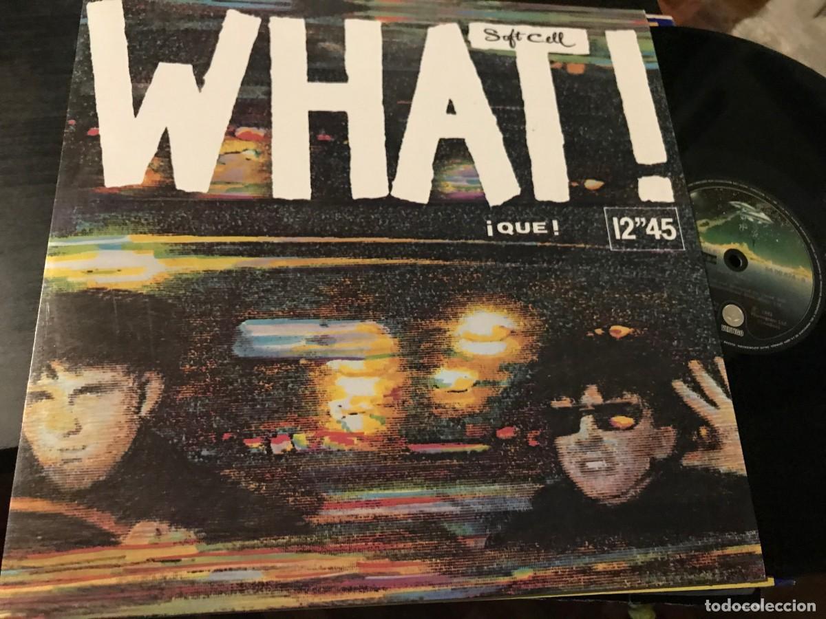 Discos de vinilo: SOFT CELL - WHAT 12&rdquo; MAXI VERTIGO 1982 - SYNTH POP - MARC ALMOND - Foto 1
