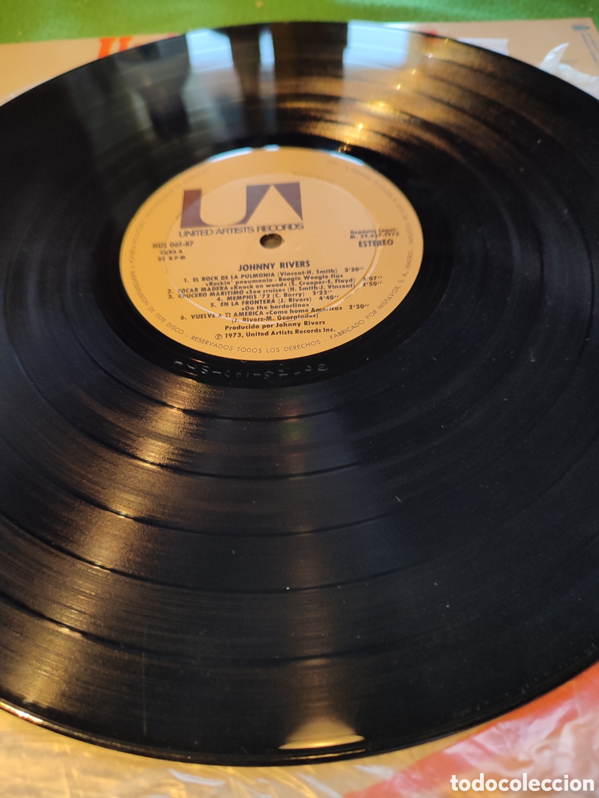 Discos de vinilo: Johnny Rivers - L.A. Reggae - Foto 3
