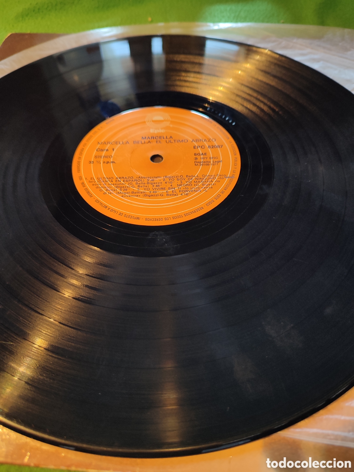 Discos de vinilo: Marcella Bella - El &uacute;ltimo abrazo - Foto 3