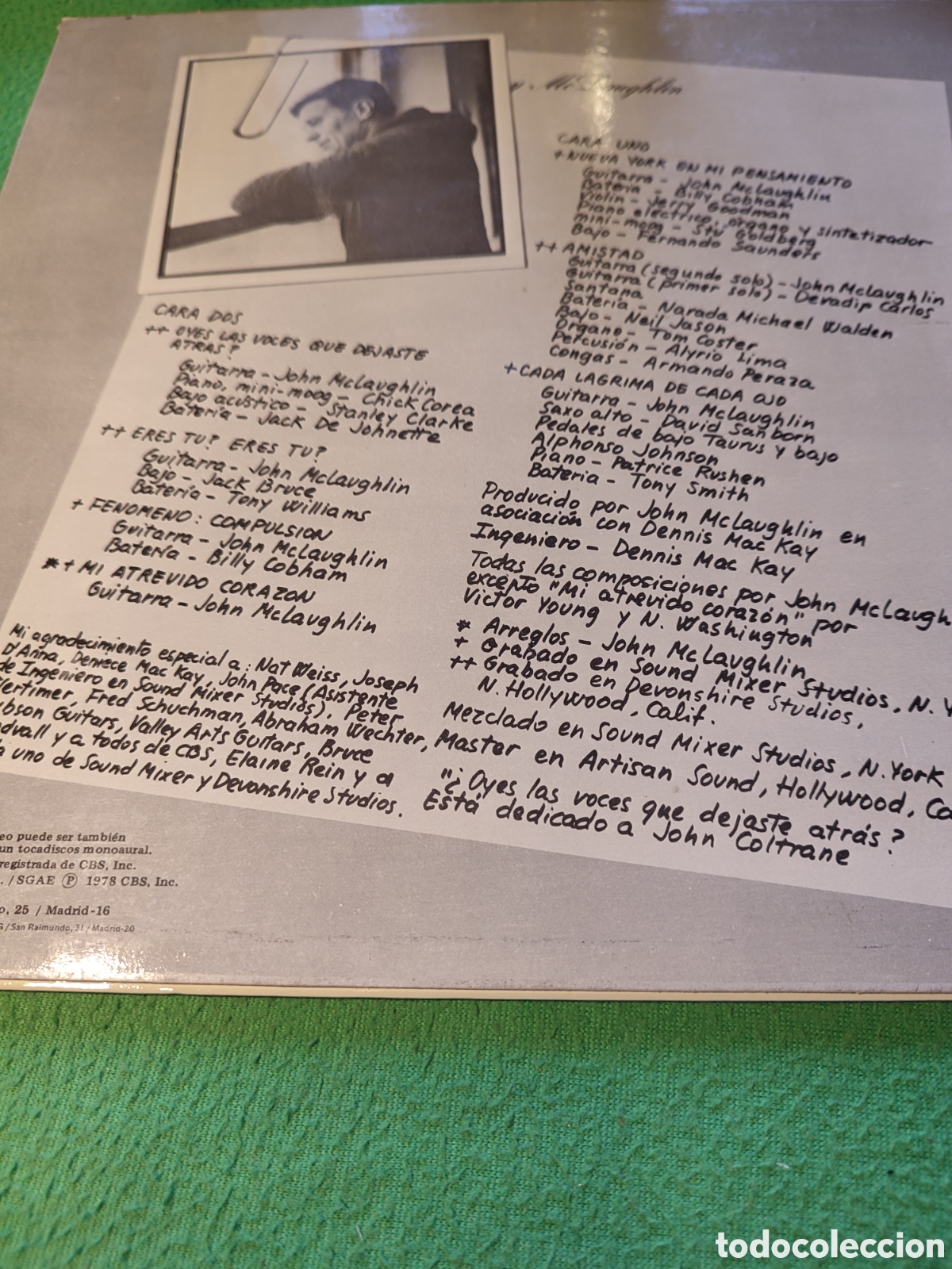 Discos de vinilo: Johnny McLaughlin - Electric guitarist - Foto 2