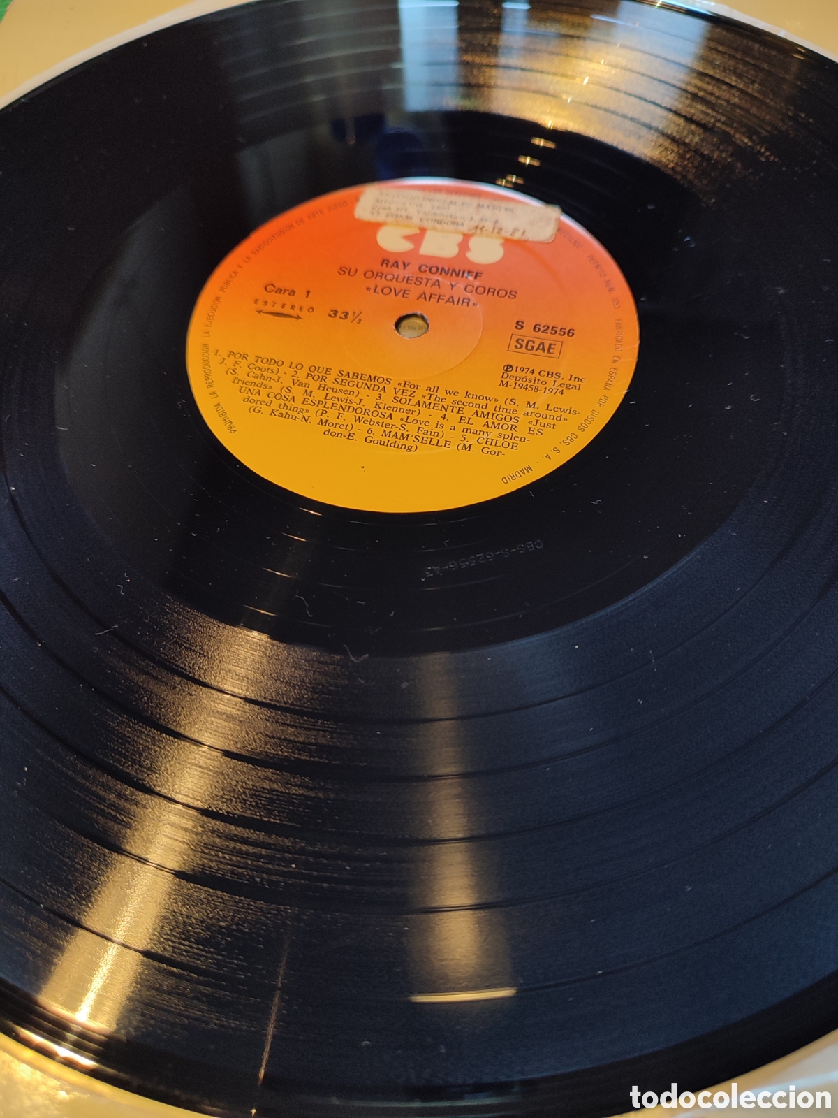 Discos de vinilo: Ray Conniff - Love Affair - Foto 3