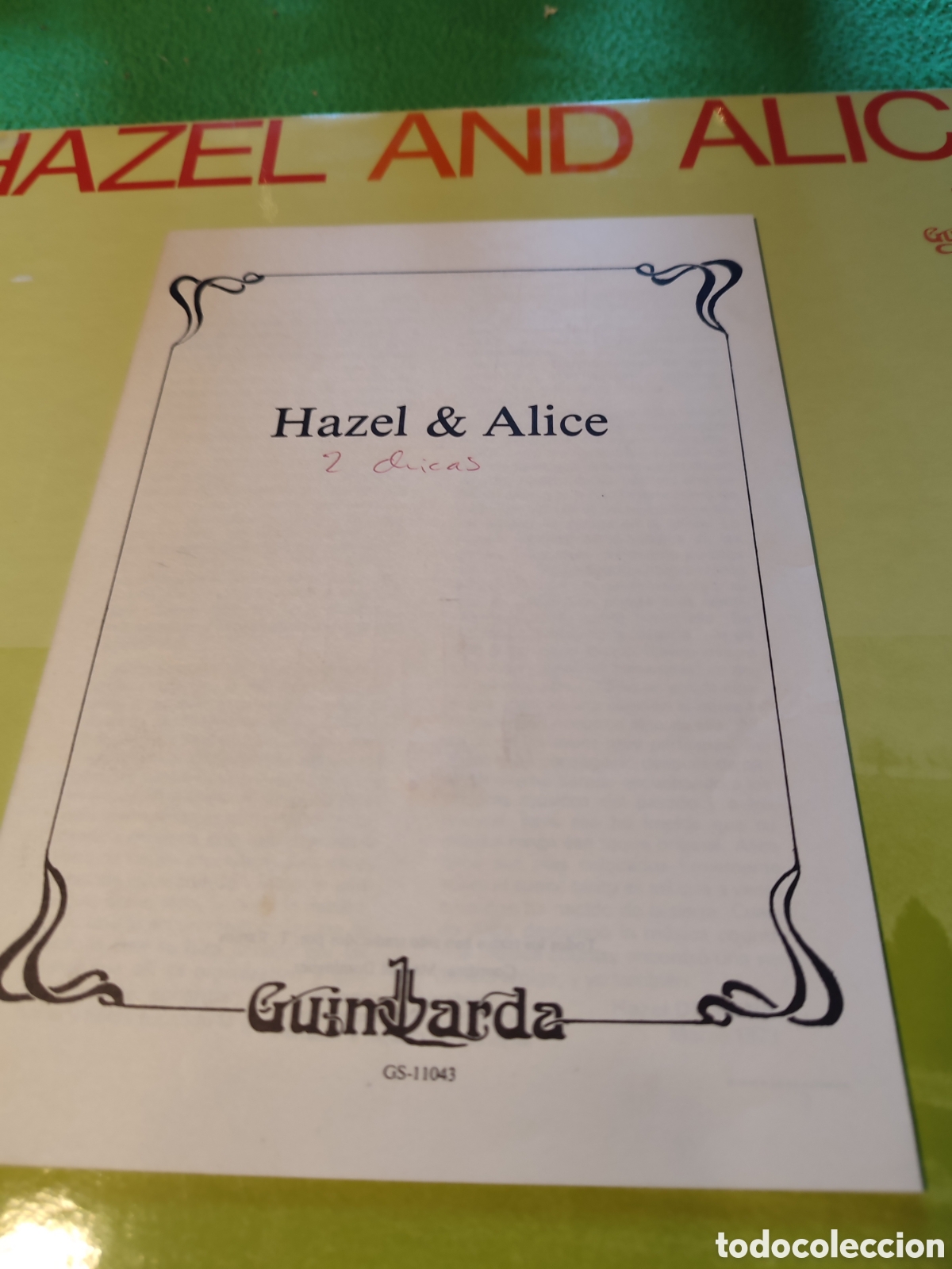 Discos de vinilo: Hazel and Alice - Same Vinilo Lp - Foto 2