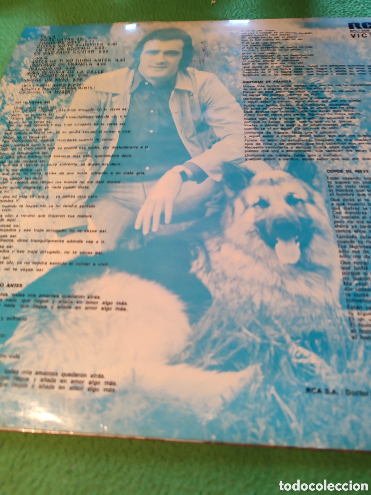 Discos de vinilo: Alberto Bourbon - A&ntilde;os de amor - Foto 2