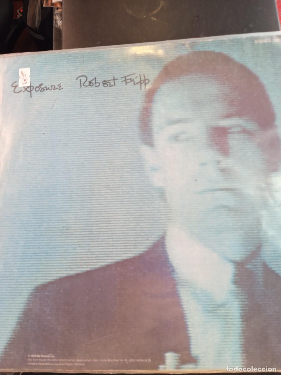 Discos de vinilo: ROBERT FRIPP- EXPOSURE. LP ORIG GERMANY. - Foto 2