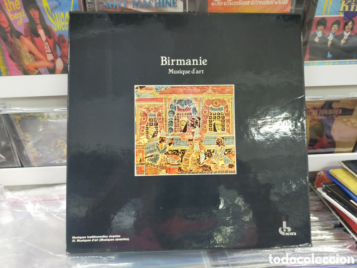 Disques de vinyle: Birmanie caja box 3 lp's + libreto Francia 1981