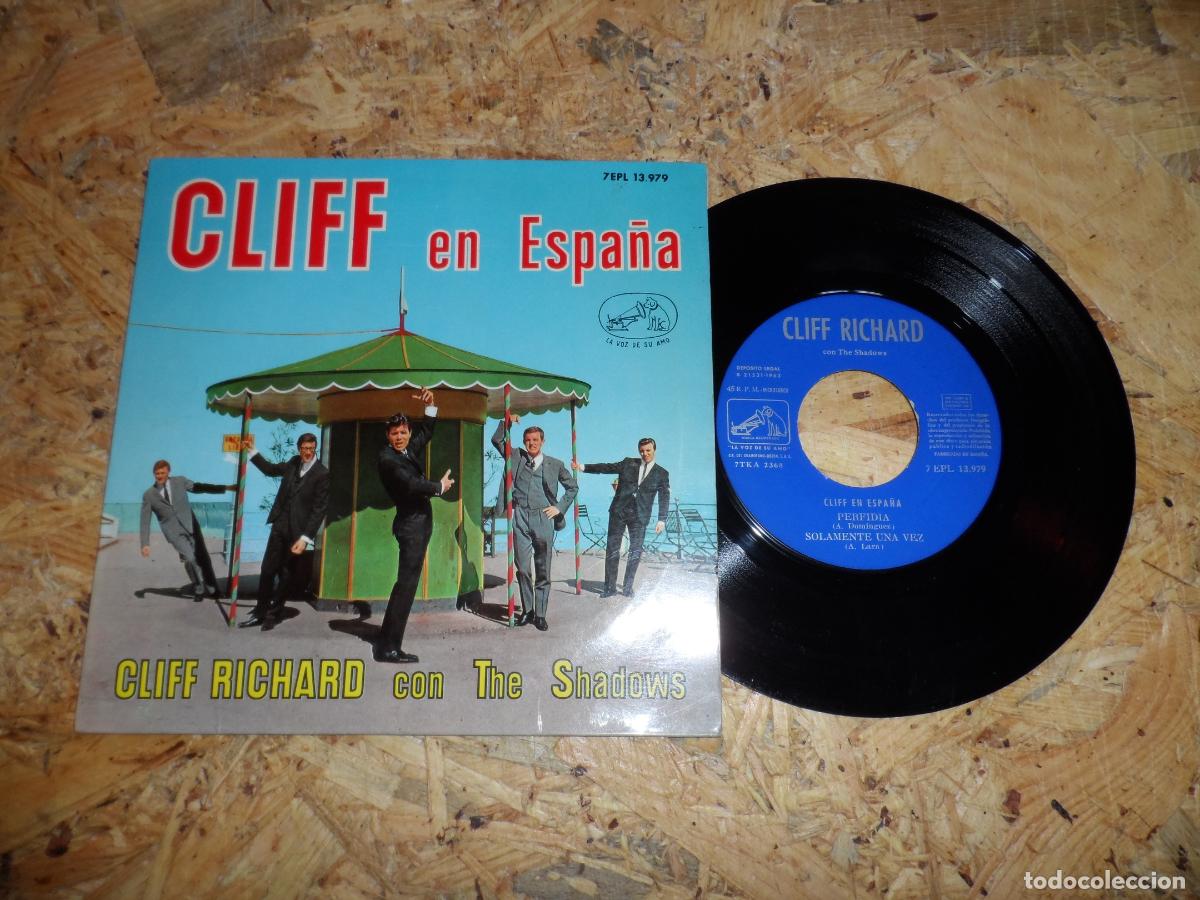 Discos de vinilo: CLIFF RICHARD CON LOS SHADOWS - CLIFF EN ESPA&Ntilde;A PERFIDIA +3 - Foto 1
