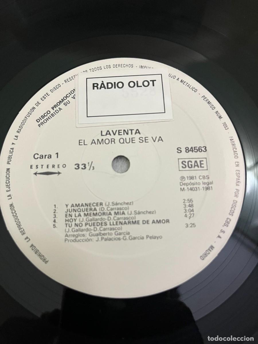 Discos de vinilo: Laventa &lrm;&ndash; El Amor Que Se Va - Foto 5