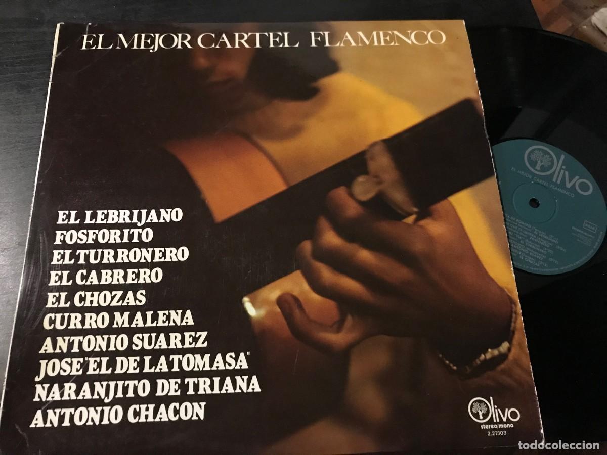 Disques de vinyle: VARIOS EL MEJOR CANTE FLAMENCO LP OLIVO 1979 TURRONERO CABRERO LEBRIJANO
