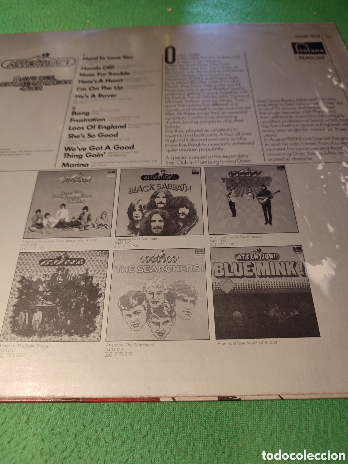 Discos de vinilo: Dave Dee, Dozy, Beaky, Mick & Tich - Attention - Foto 2