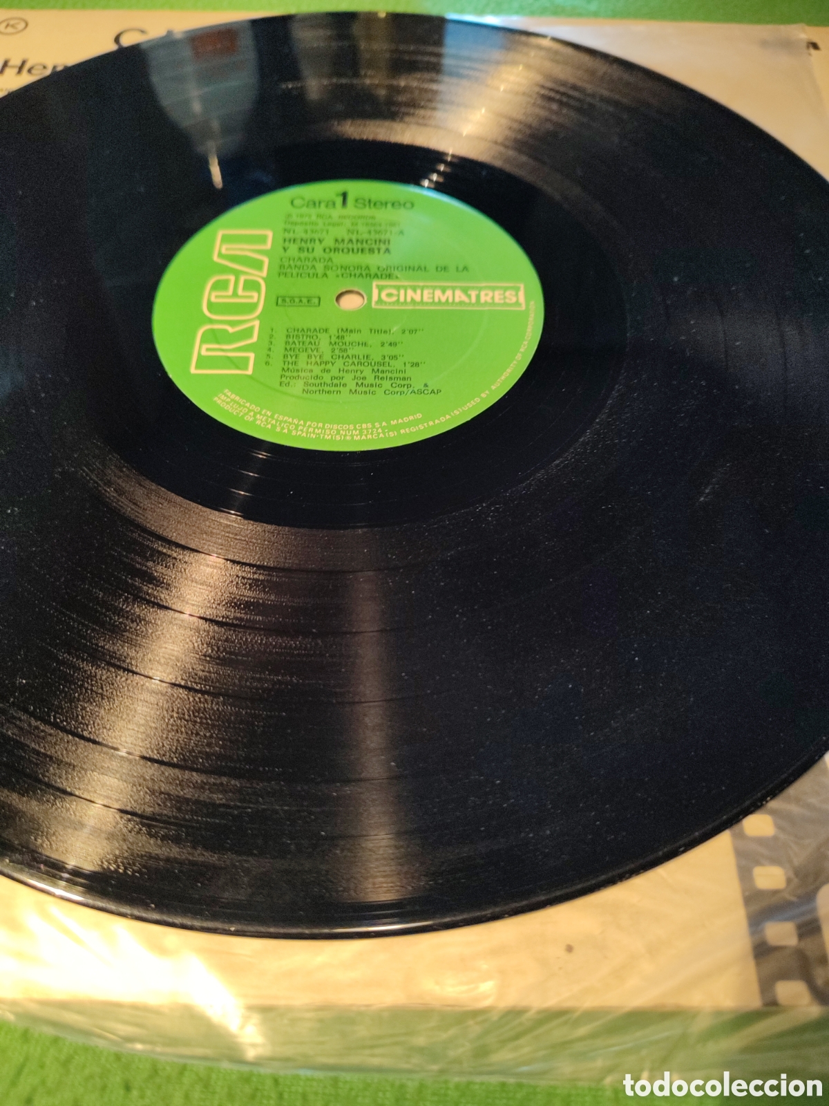 Discos de vinilo: Henry Mancini - BSO Charada Vinilo Lp - Foto 3