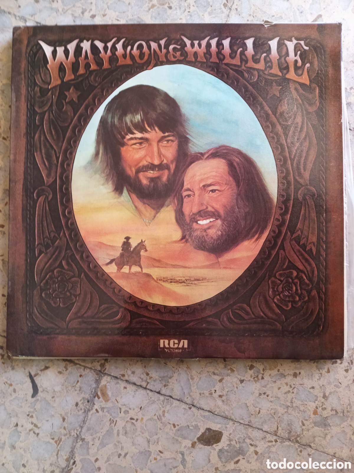 Discos de vinilo: LP WAYLON & WILLIE PROMO ESPA&Ntilde;A 1978 - Foto 1