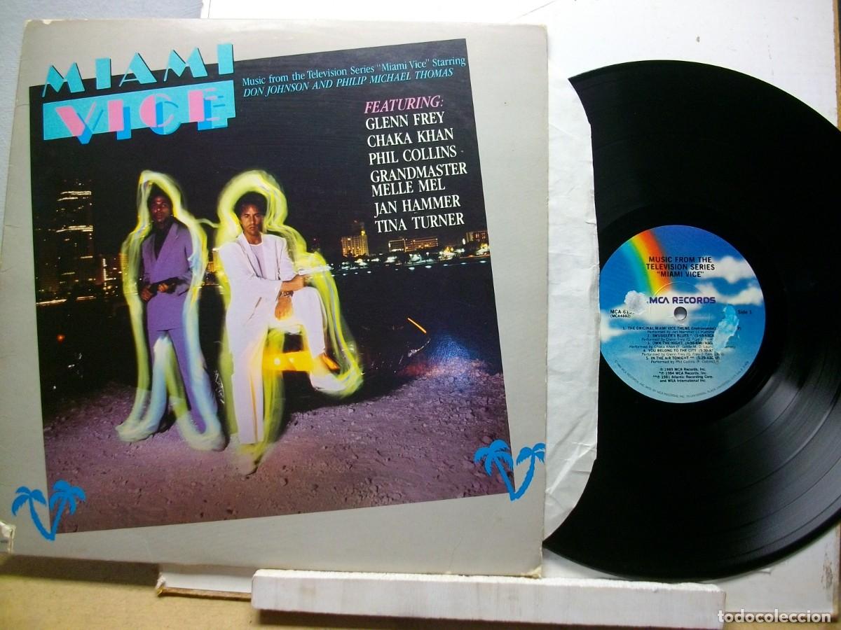 Disques de vinyle: MIAMI VICE BANDA SONORA SERIE TV LP
