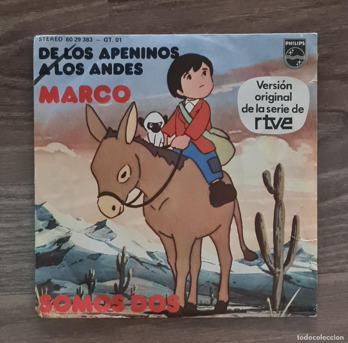 Discos de vinilo: DISCO VINILO MARCO, DE LOS APENINOS A LOS ANDES. PHILIPS 1976 - Foto 1