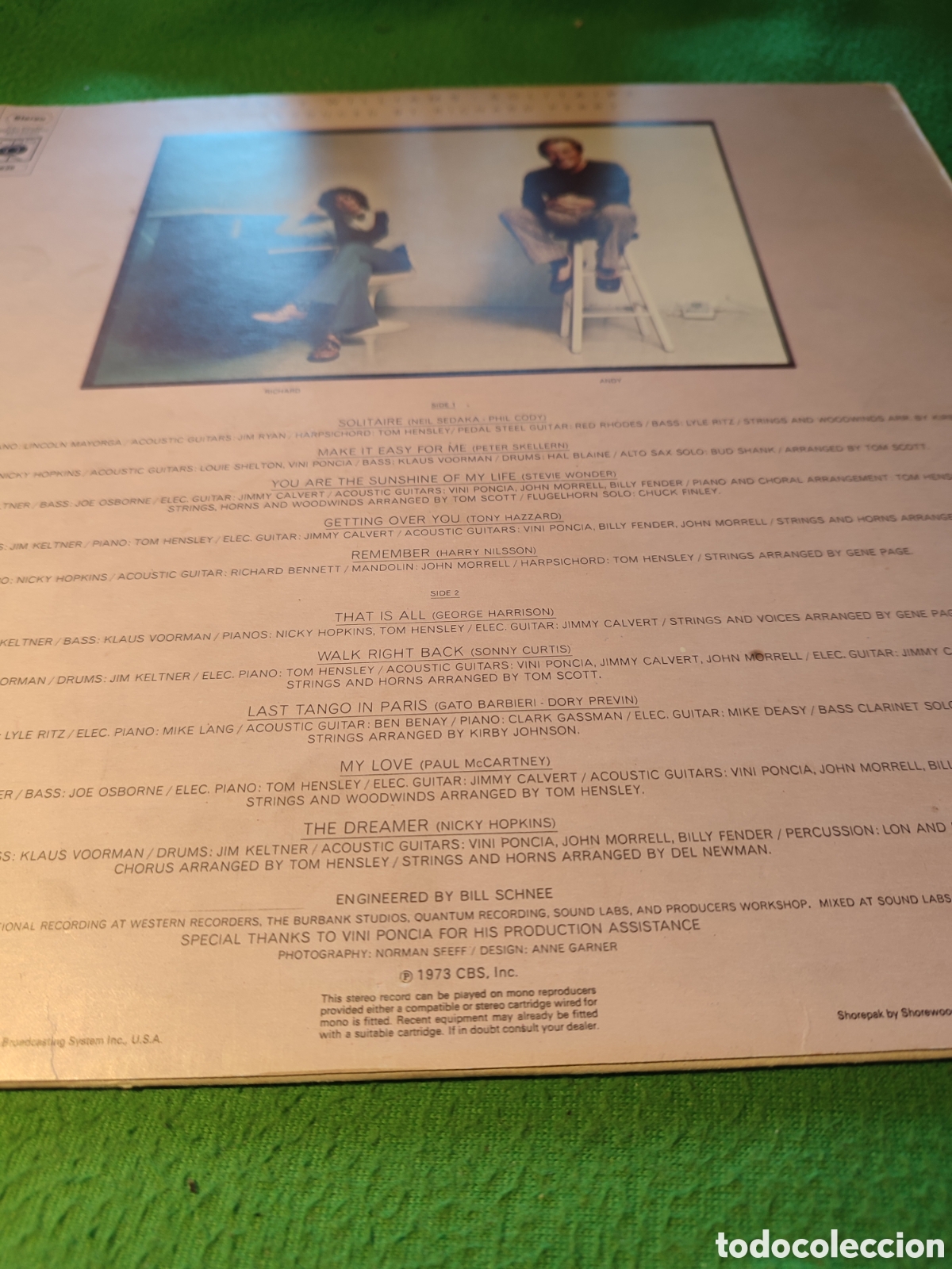 Discos de vinilo: Andy Williams - Solitaire - Foto 3