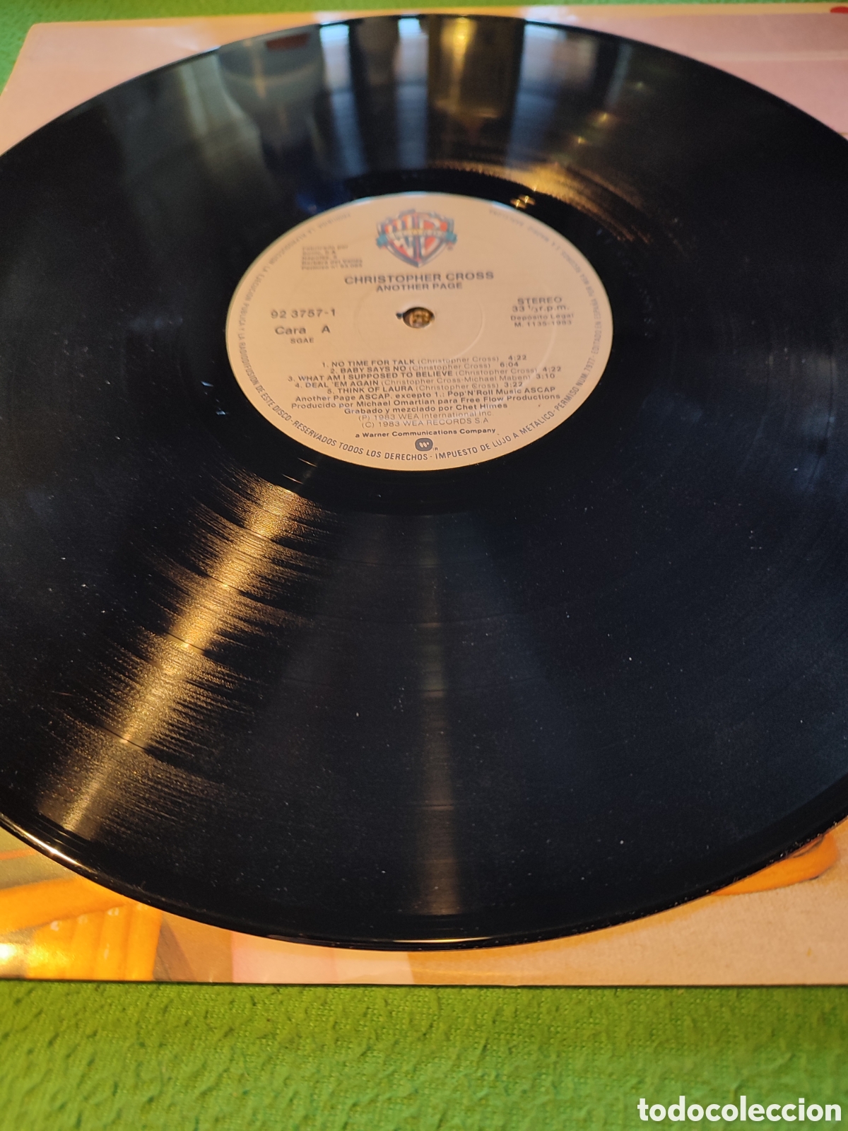 Discos de vinilo: Christopher Cross- Another Page Vinilo Lp - Foto 3
