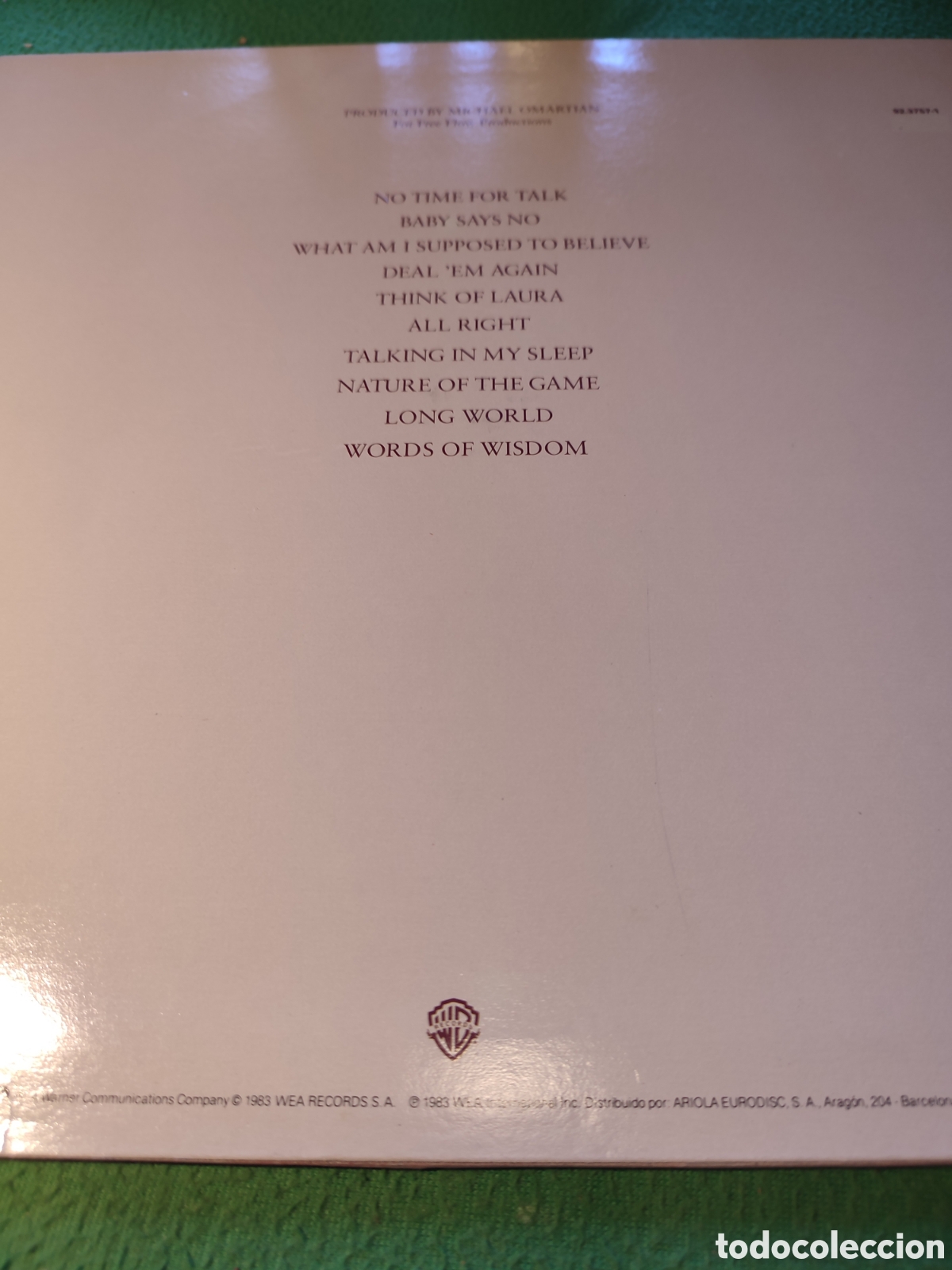 Discos de vinilo: Christopher Cross- Another Page Vinilo Lp - Foto 4
