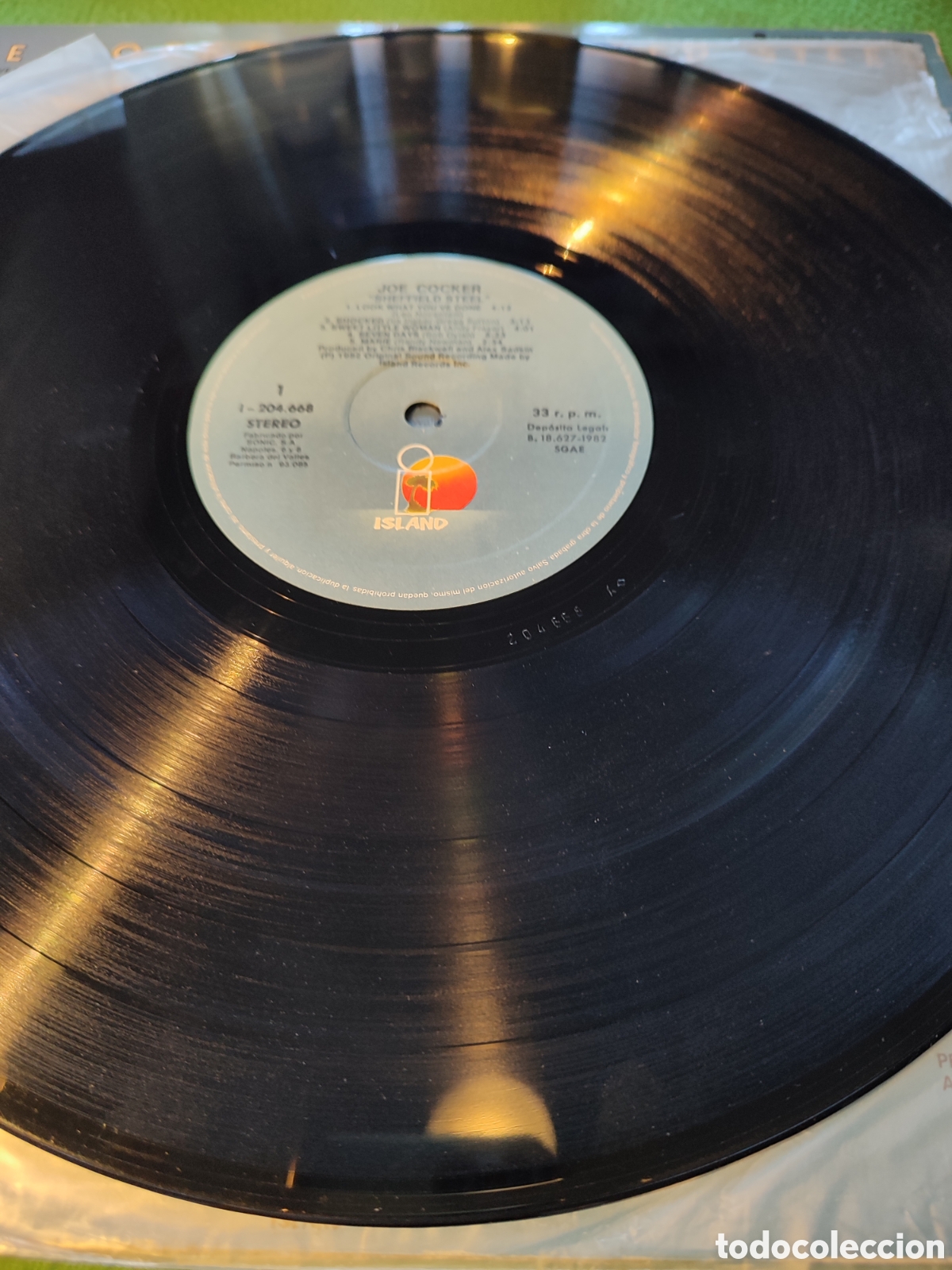 Discos de vinilo: Joe Cocker - Sheffield steel Vinilo Lp - Foto 3