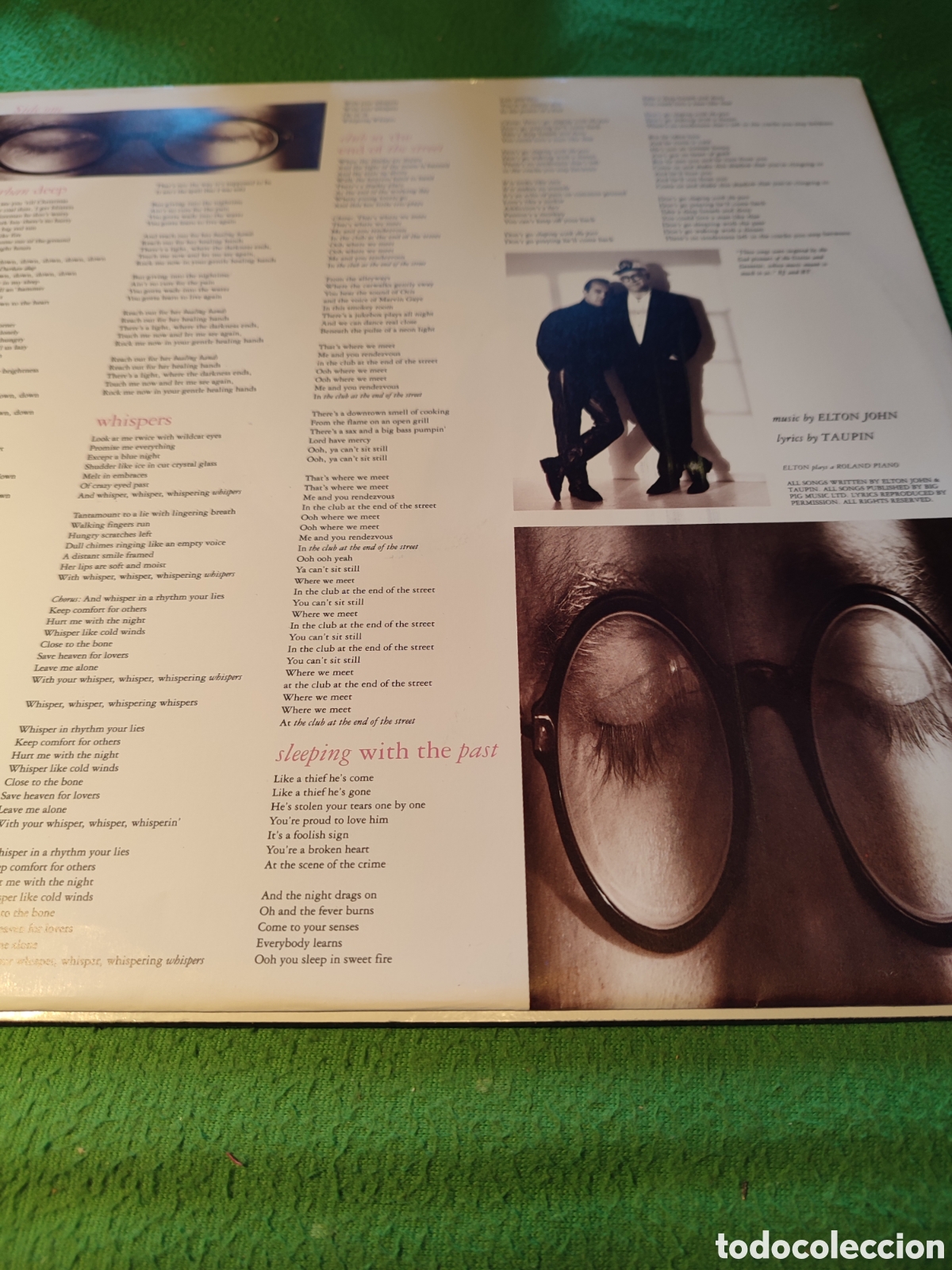 Discos de vinilo: Elton John - Sleeping with the past - Foto 2