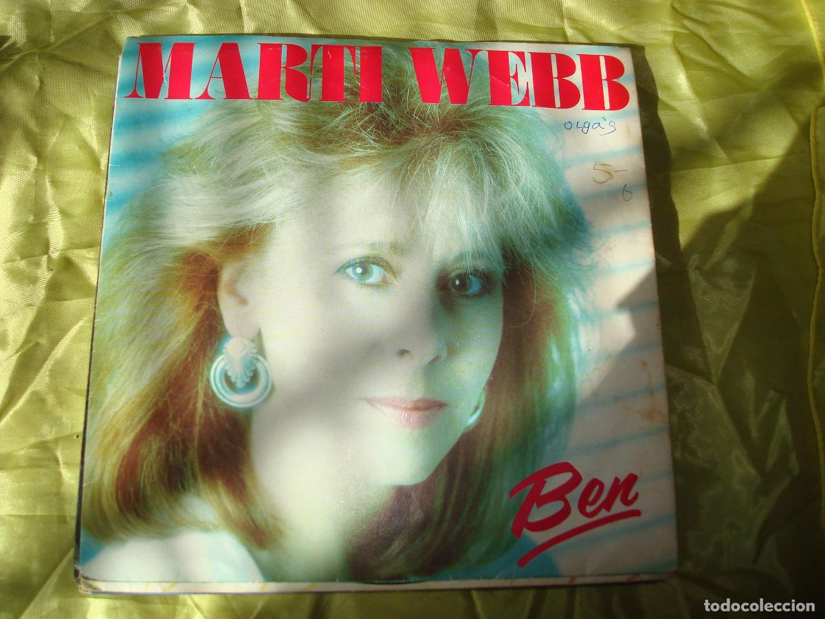 Discos de vinilo: MARTI WEBB. BEN / NOTHING EVER CHANGES. 1985 - Foto 1
