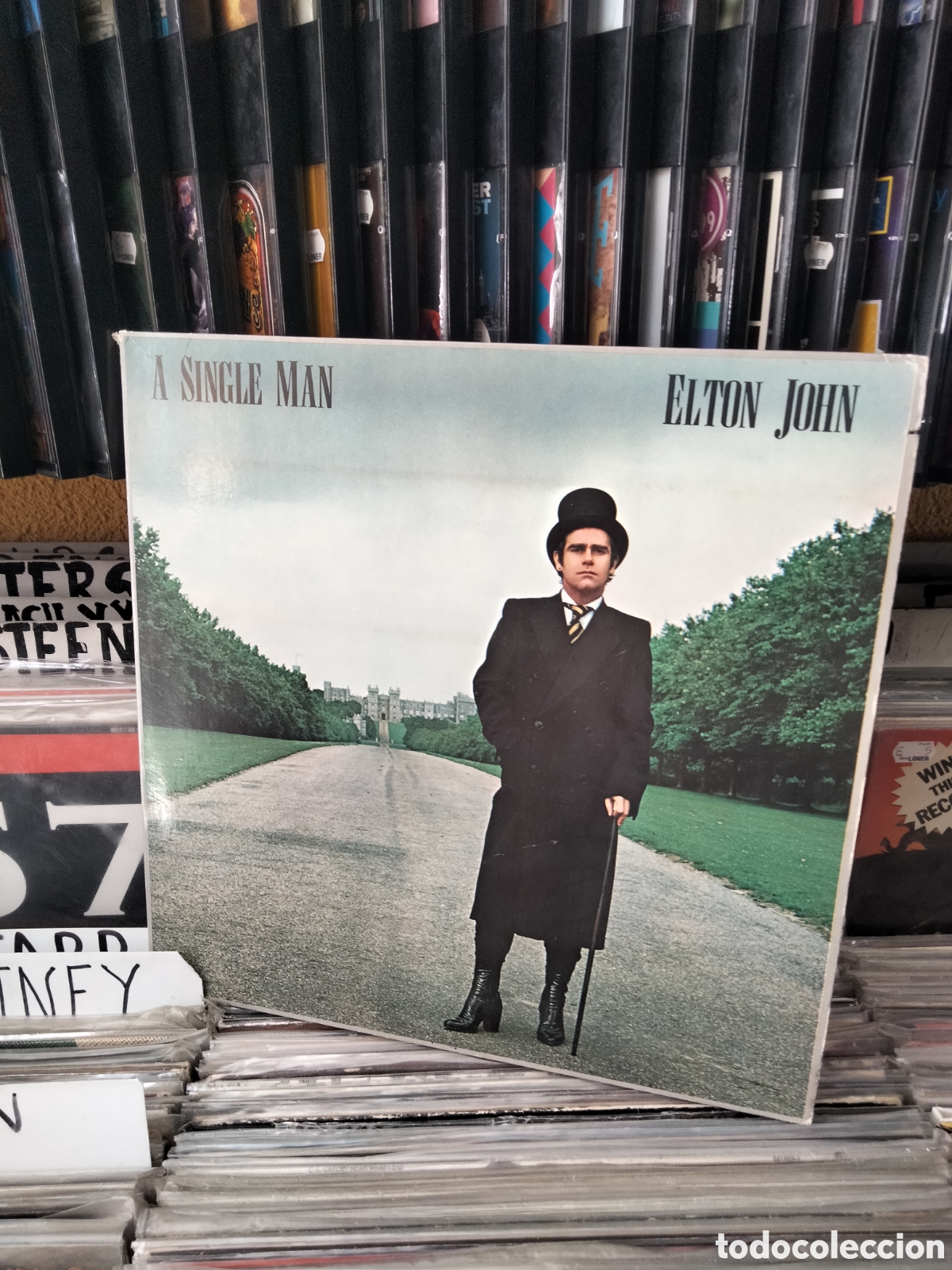 Discos de vinilo: ELTON JOHN, A SINGLE MAN, MCA - Foto 1