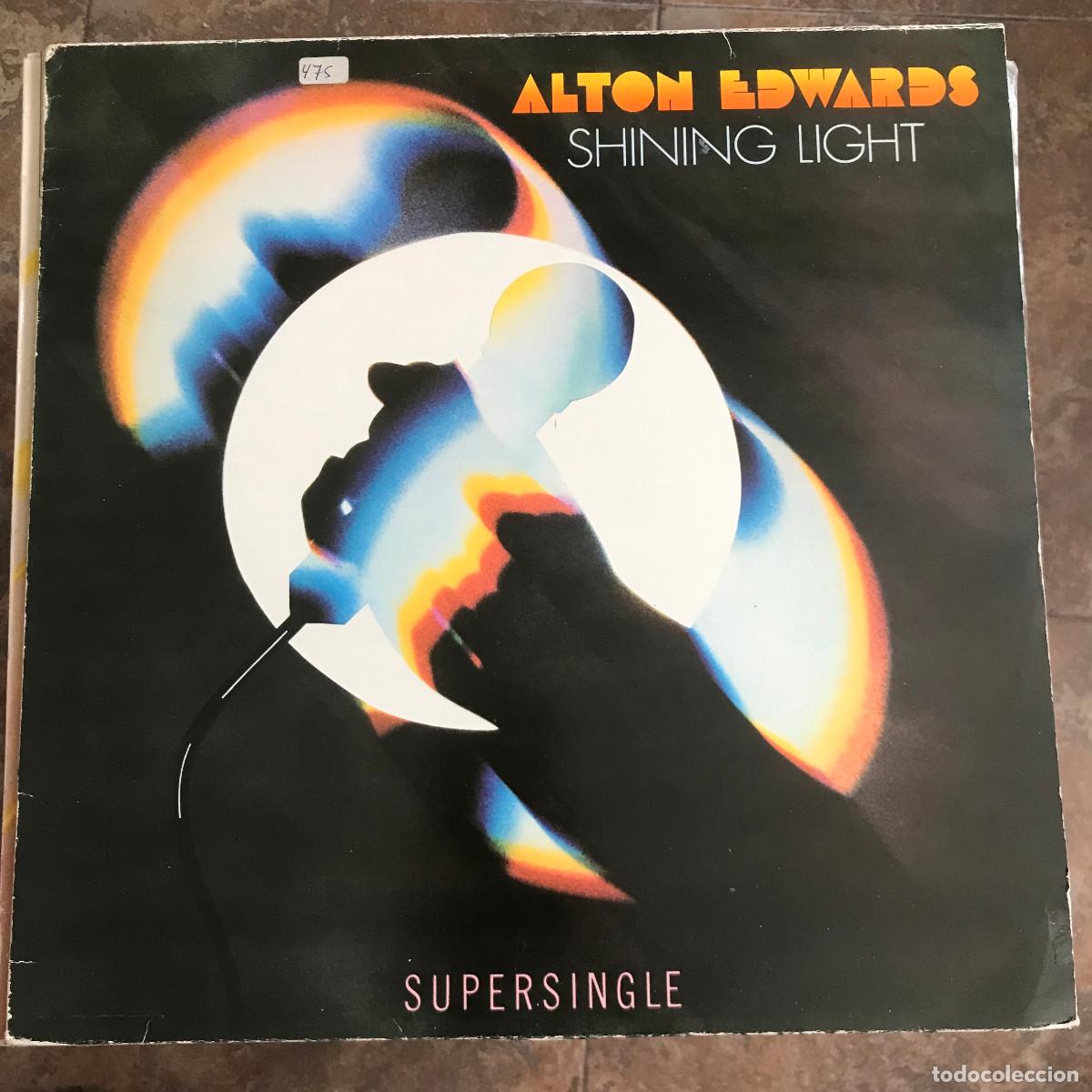 Discos de vinilo: ALTON EDWARDS - SHINING LIGHT - 12 MAXISINGLE EPIC 1982 - Foto 1