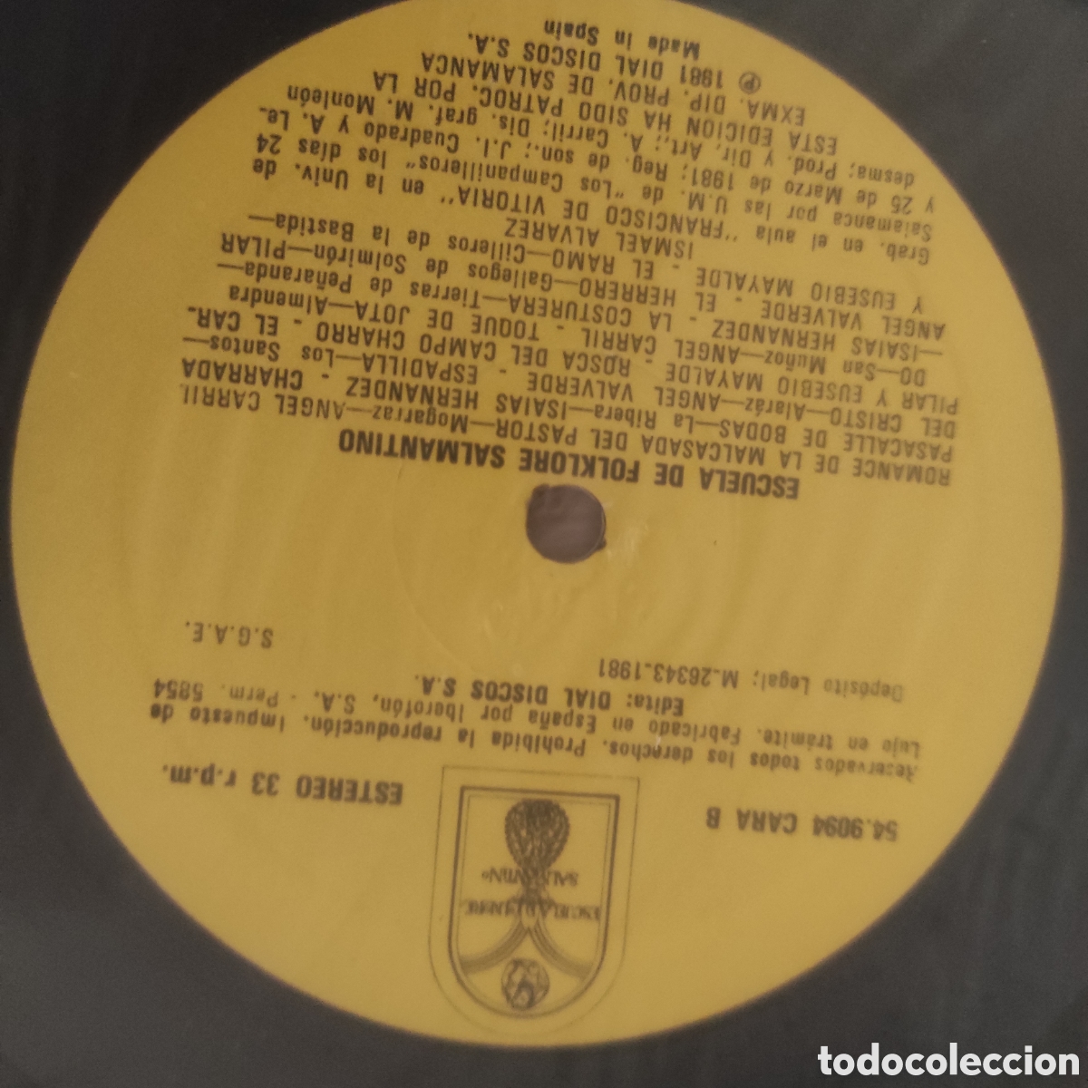 Discos de vinilo: Vinilo Escuela de Folklore Salmantino - Foto 7
