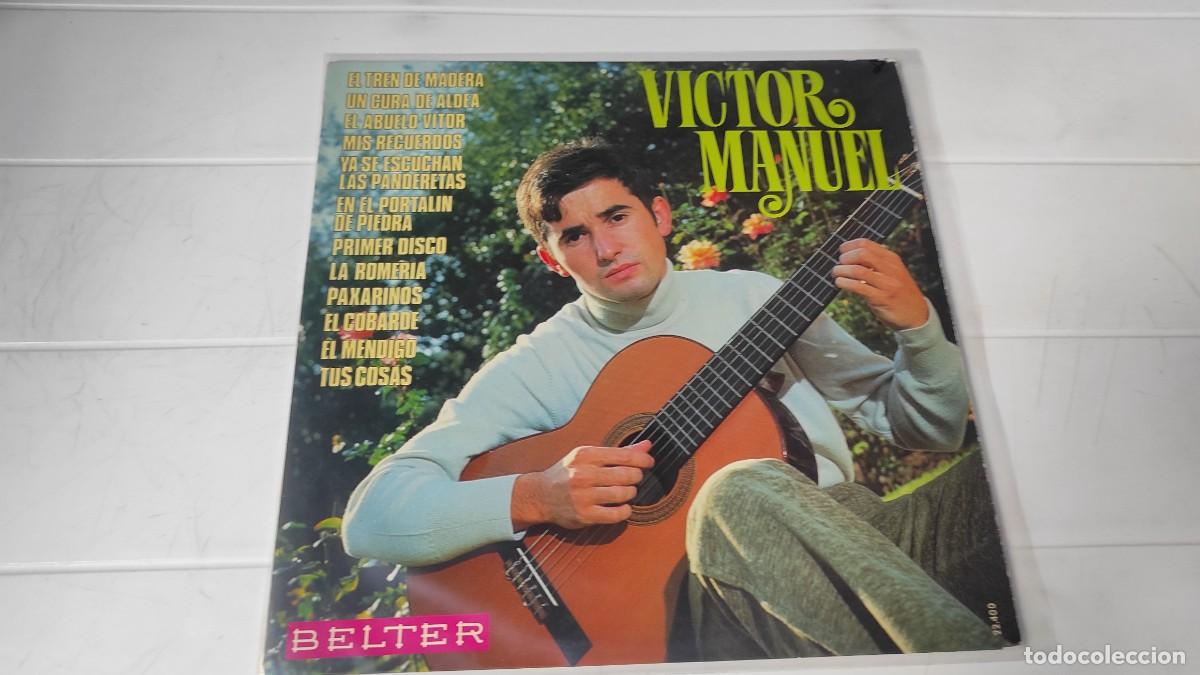 Discos de vinilo: LP VICTOR MANUEL - EL TREN DE MADERA - Foto 1