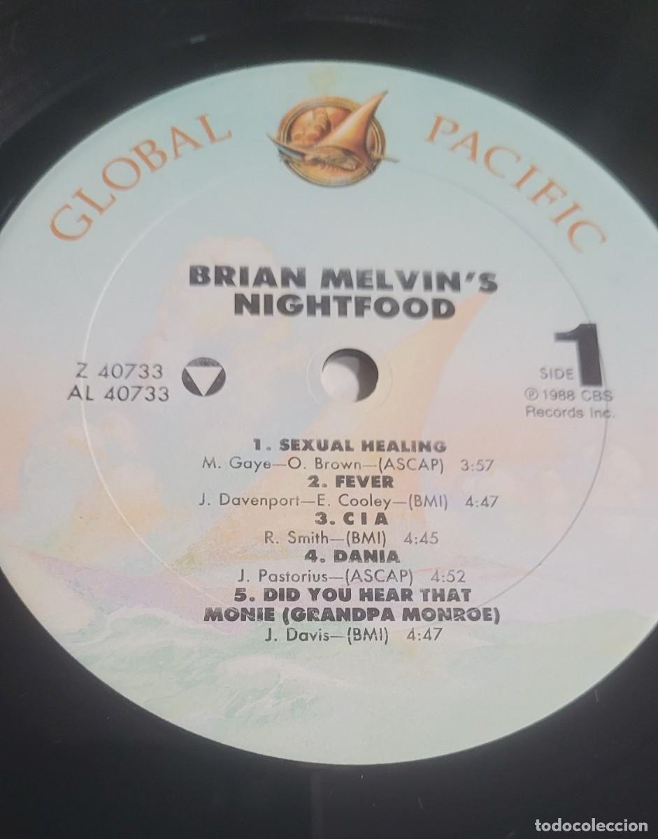 Discos de vinilo: BRIAN MELVIN CON JACO PASTORIUS. NIGHTFOOD - Foto 4