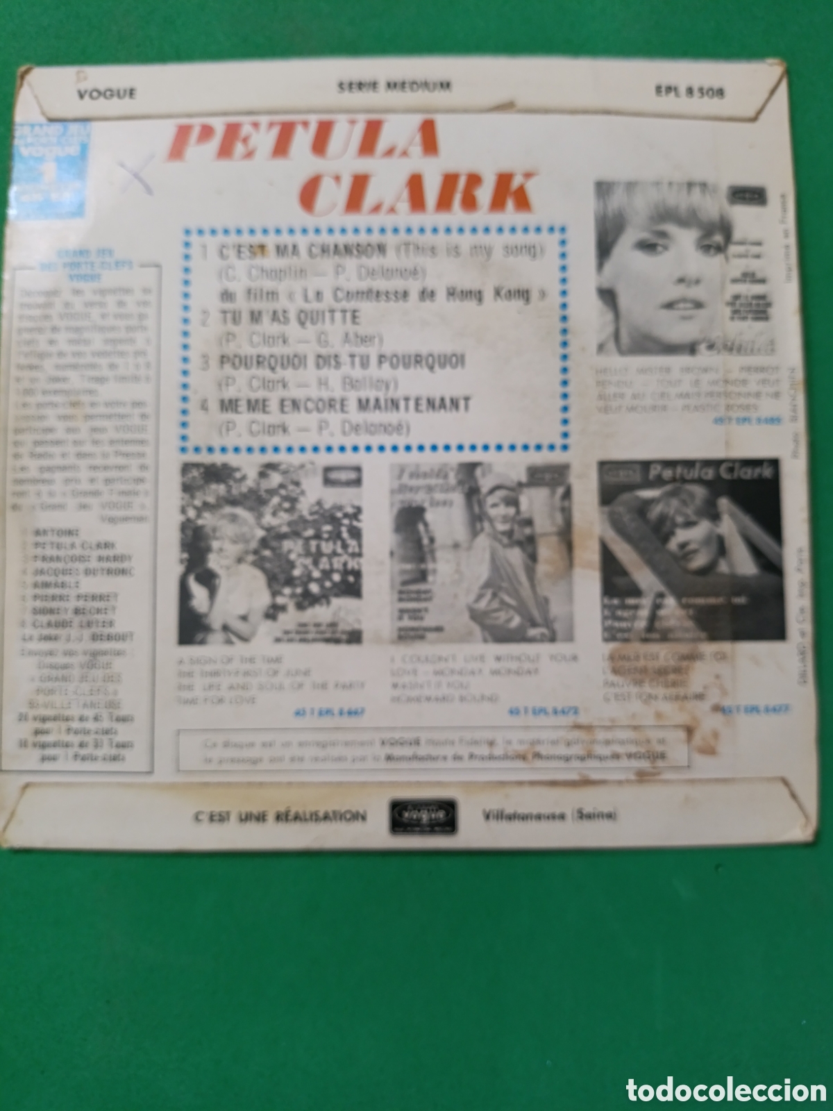 Discos de vinilo: Petula Clark .C est ma Chanson - Foto 3