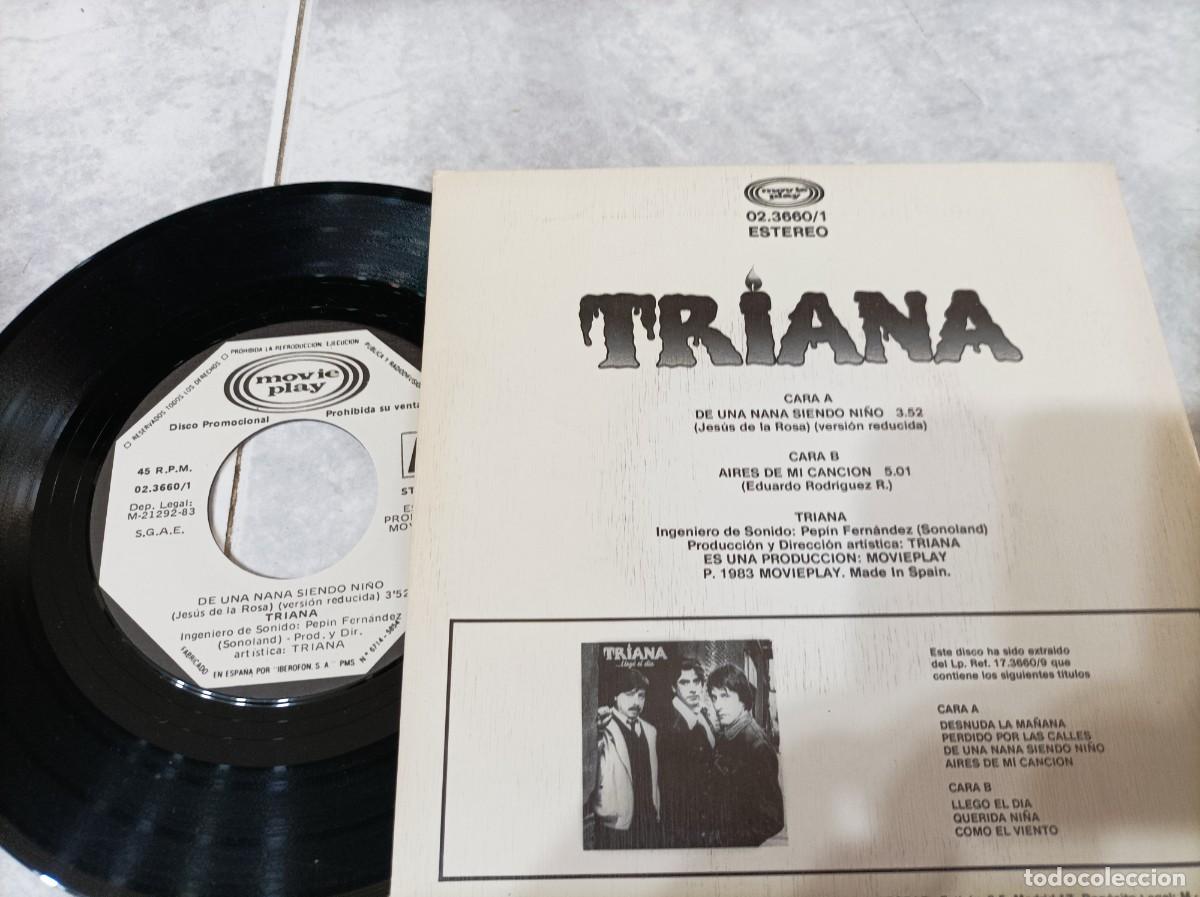 Discos de vinilo: Triana single promocional - Foto 2