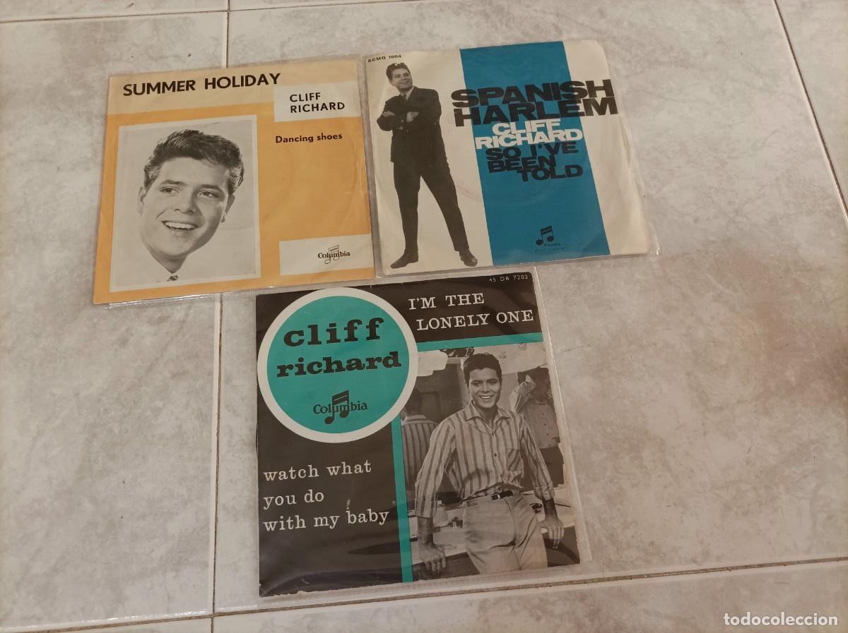 Discos de vinilo: Cliff Richard lote singles - Foto 1
