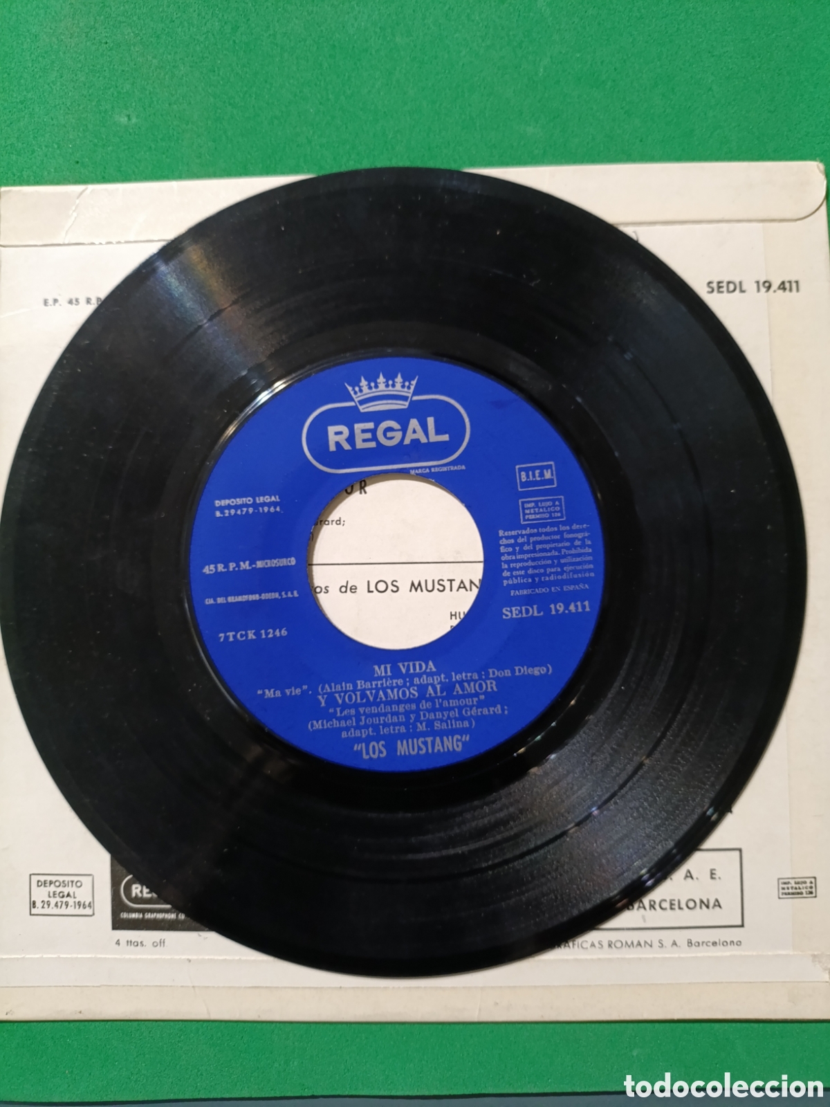 Discos de vinilo: Los Mustangs Mi Vida - Foto 4