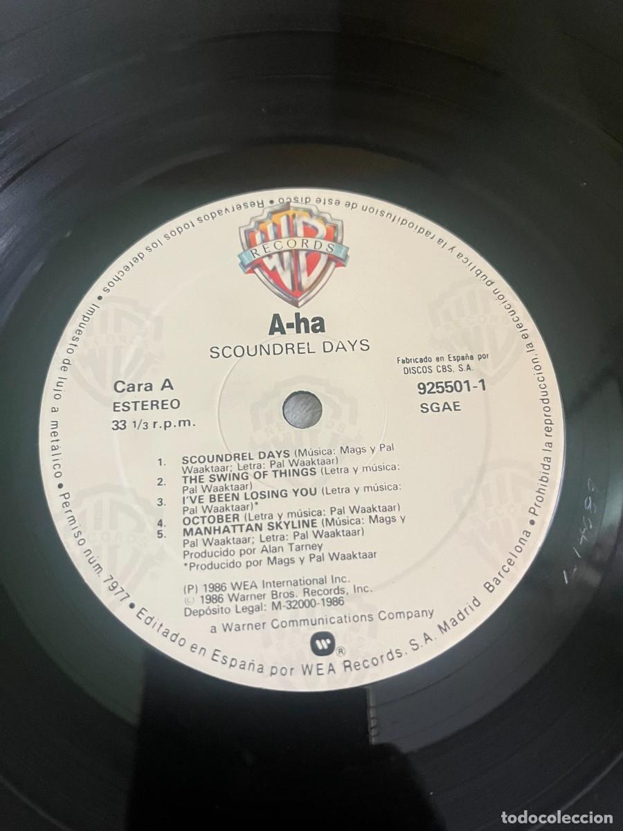 Discos de vinilo: a-ha &lrm;&ndash; Scoundrel Days - Foto 5